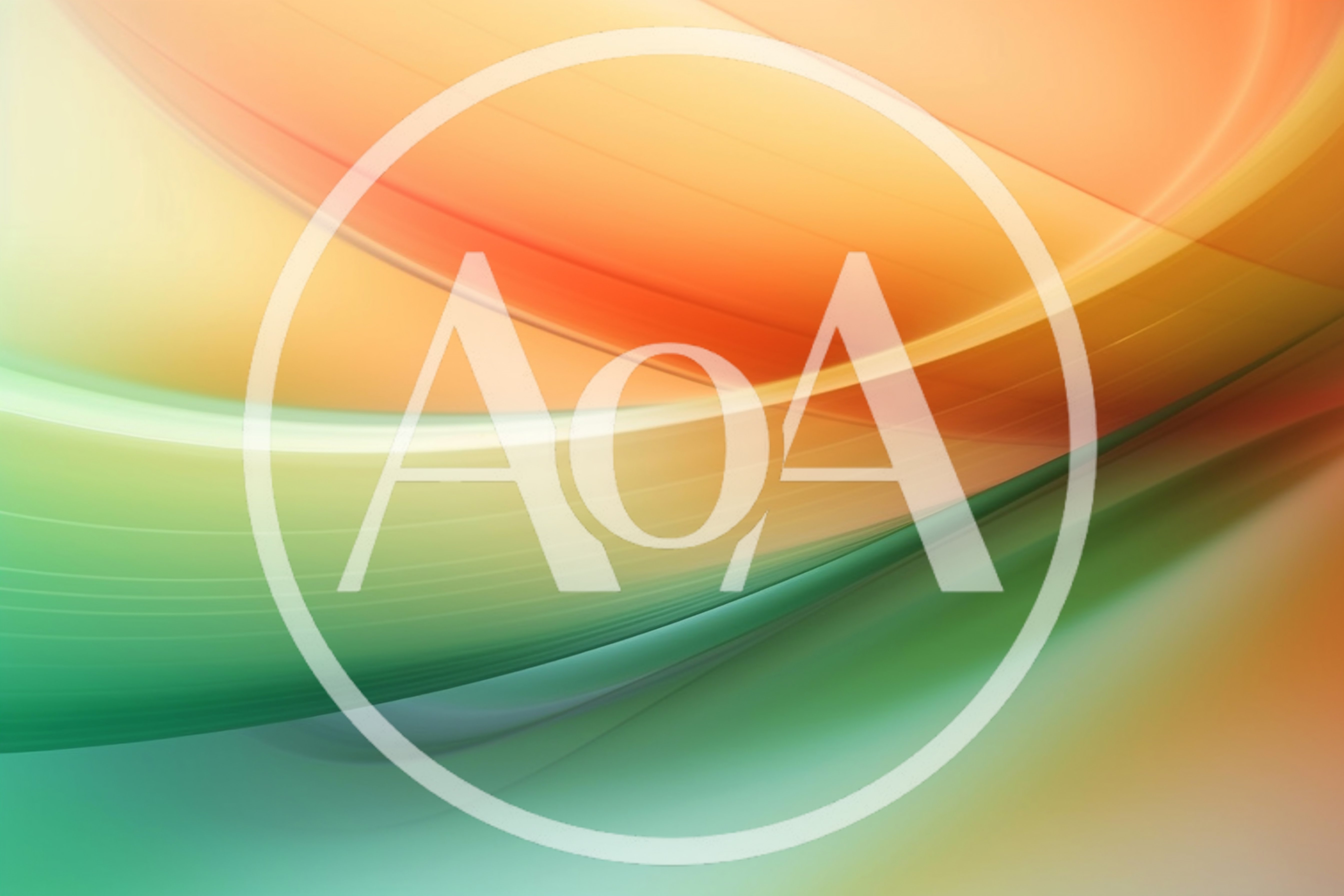 Abstract Background With Smooth Flowing Gradient Waves