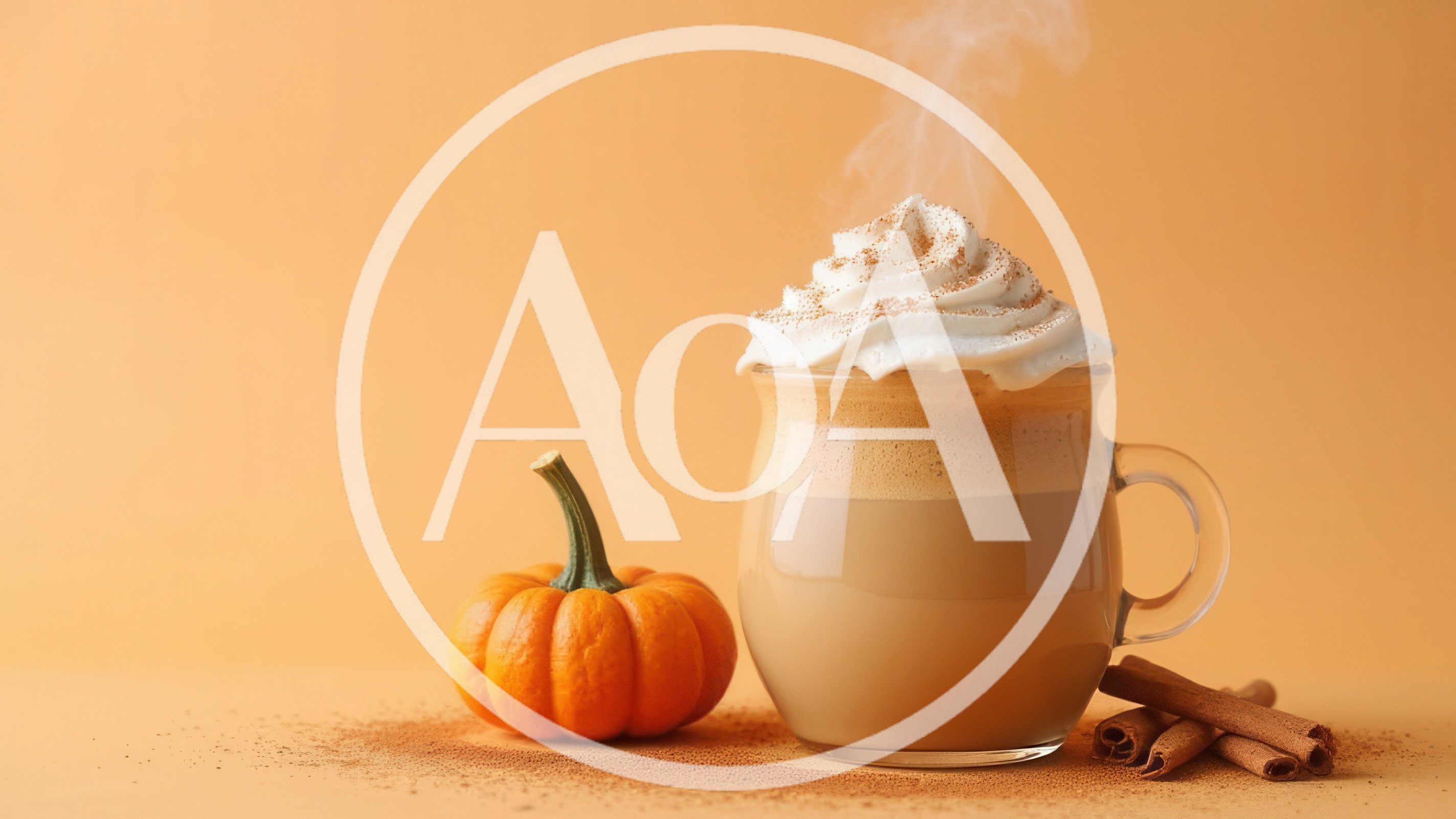 Pumpkin Spice Latte With Whipped Cream And Cinnamon