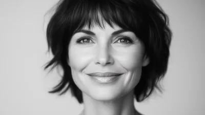 Portrait Of A Smiling Middle Aged Woman