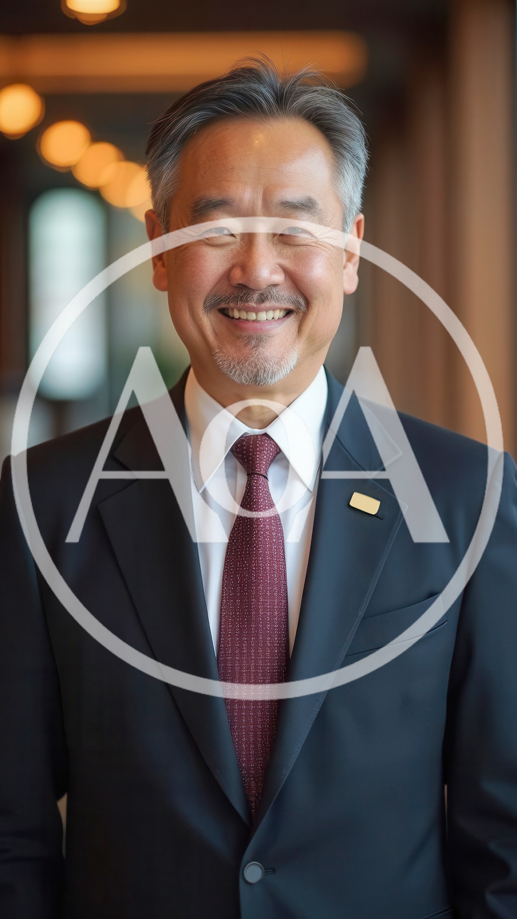 Portrait Of A Professional Asian Businessman Smiling