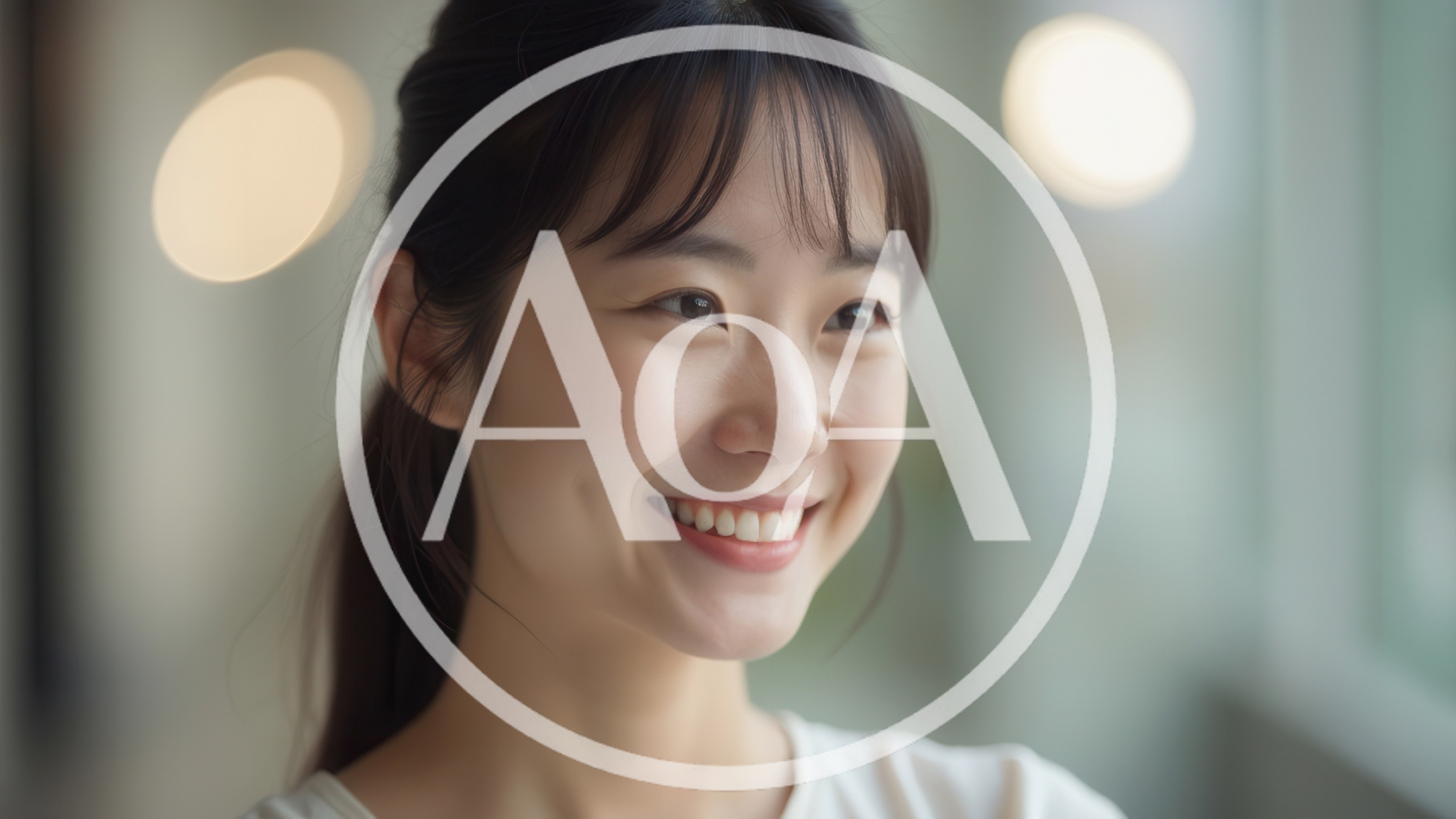 Portrait Of A Smiling Young Asian Woman