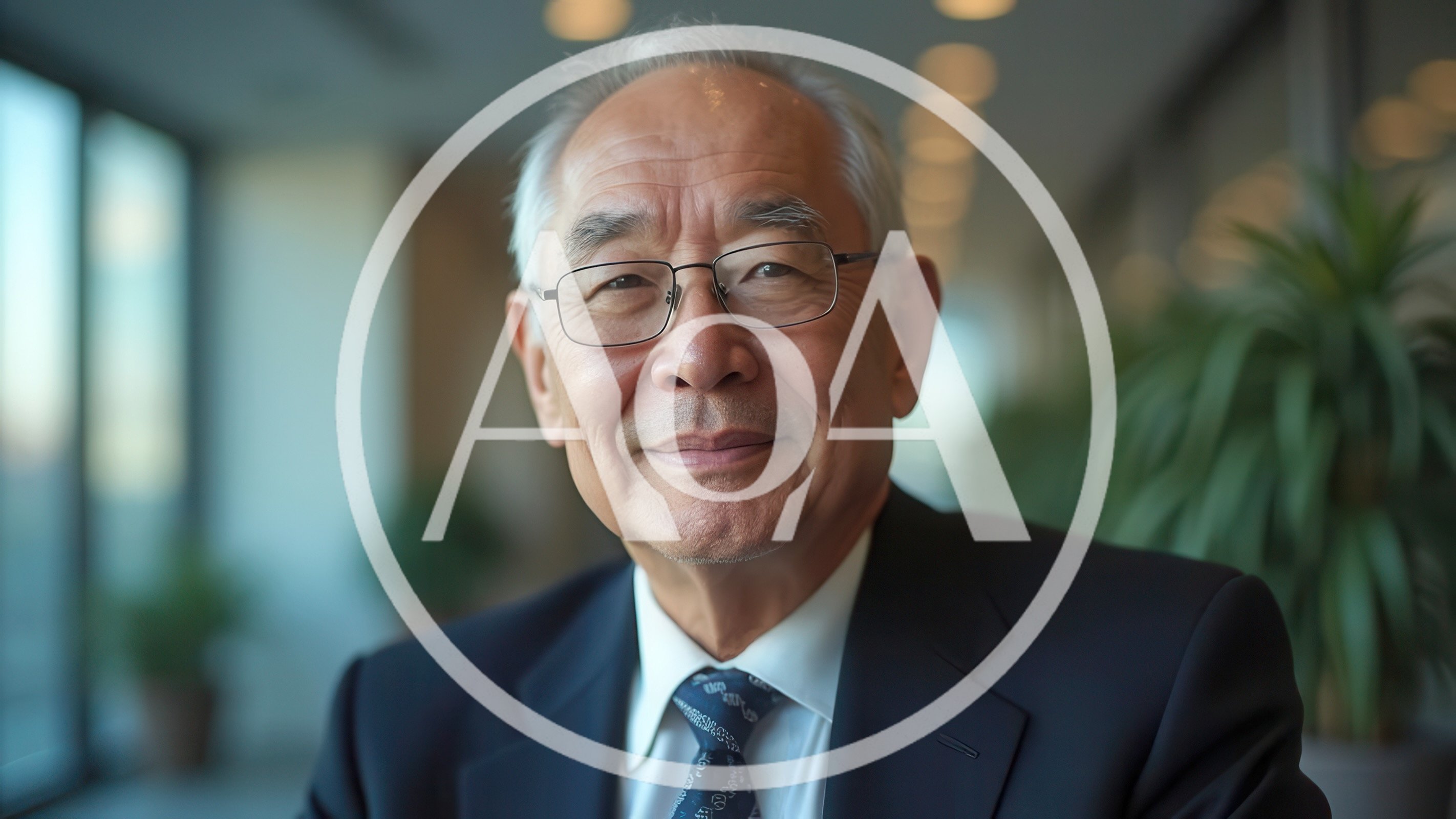 Portrait Of A Professional Senior Asian Businessman