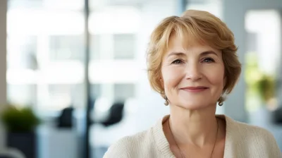 Portrait Of A Professional Mature Woman Smiling