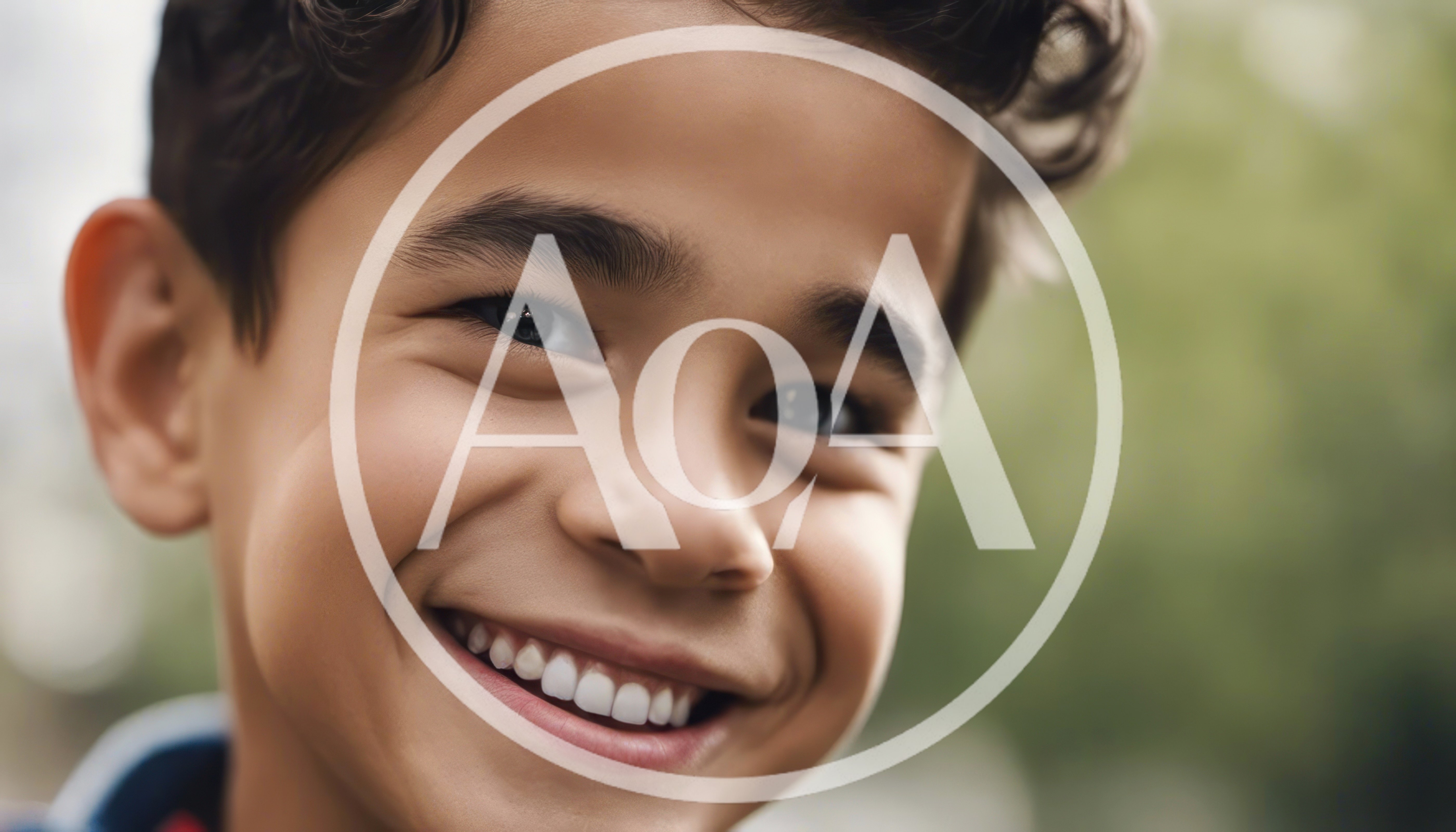 Close Up Portrait Of A Smiling Young Boy