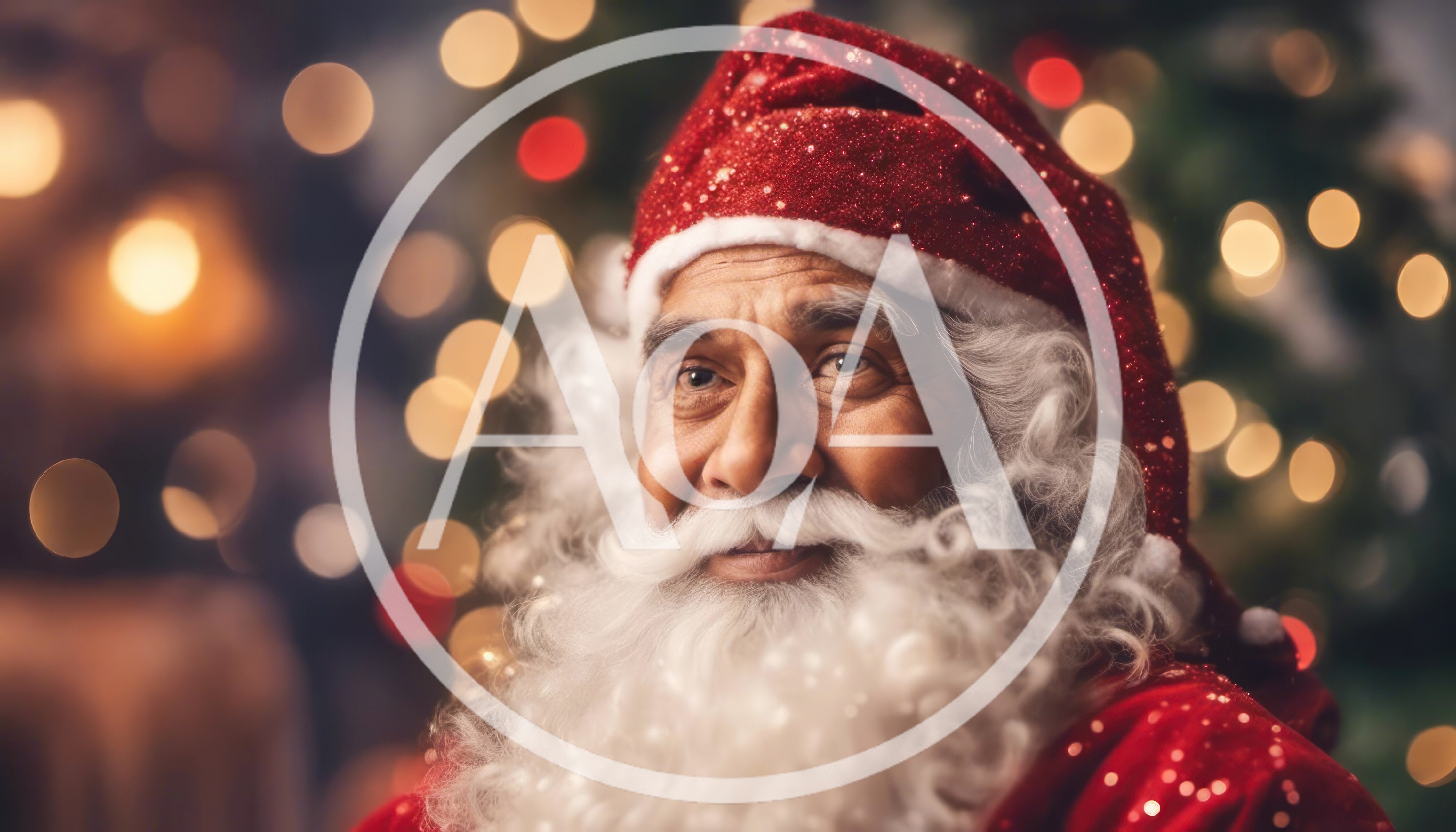 Portrait Of A Kind Elderly Santa Claus