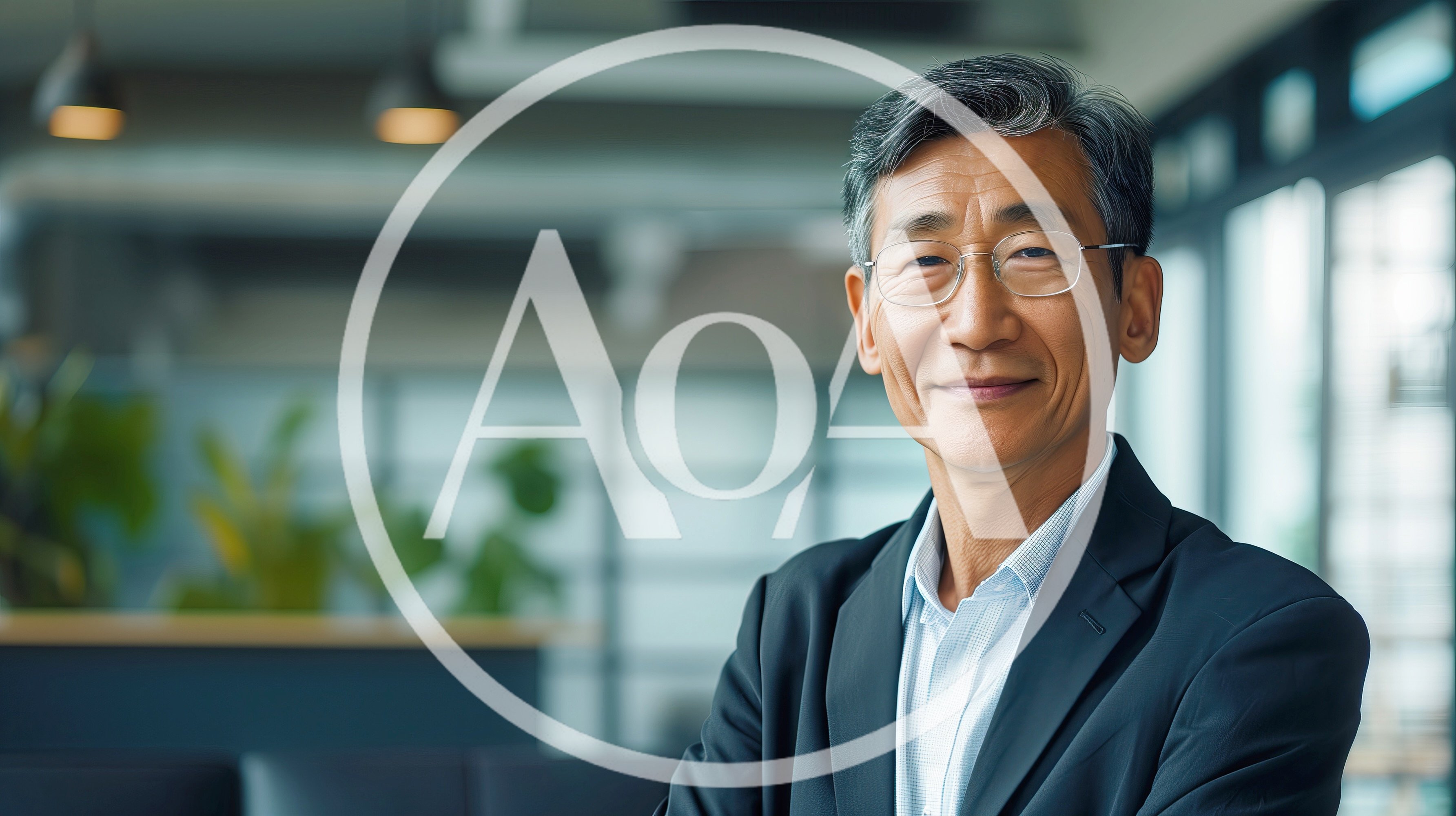 Portrait Of A Professional Asian Businessman In Office