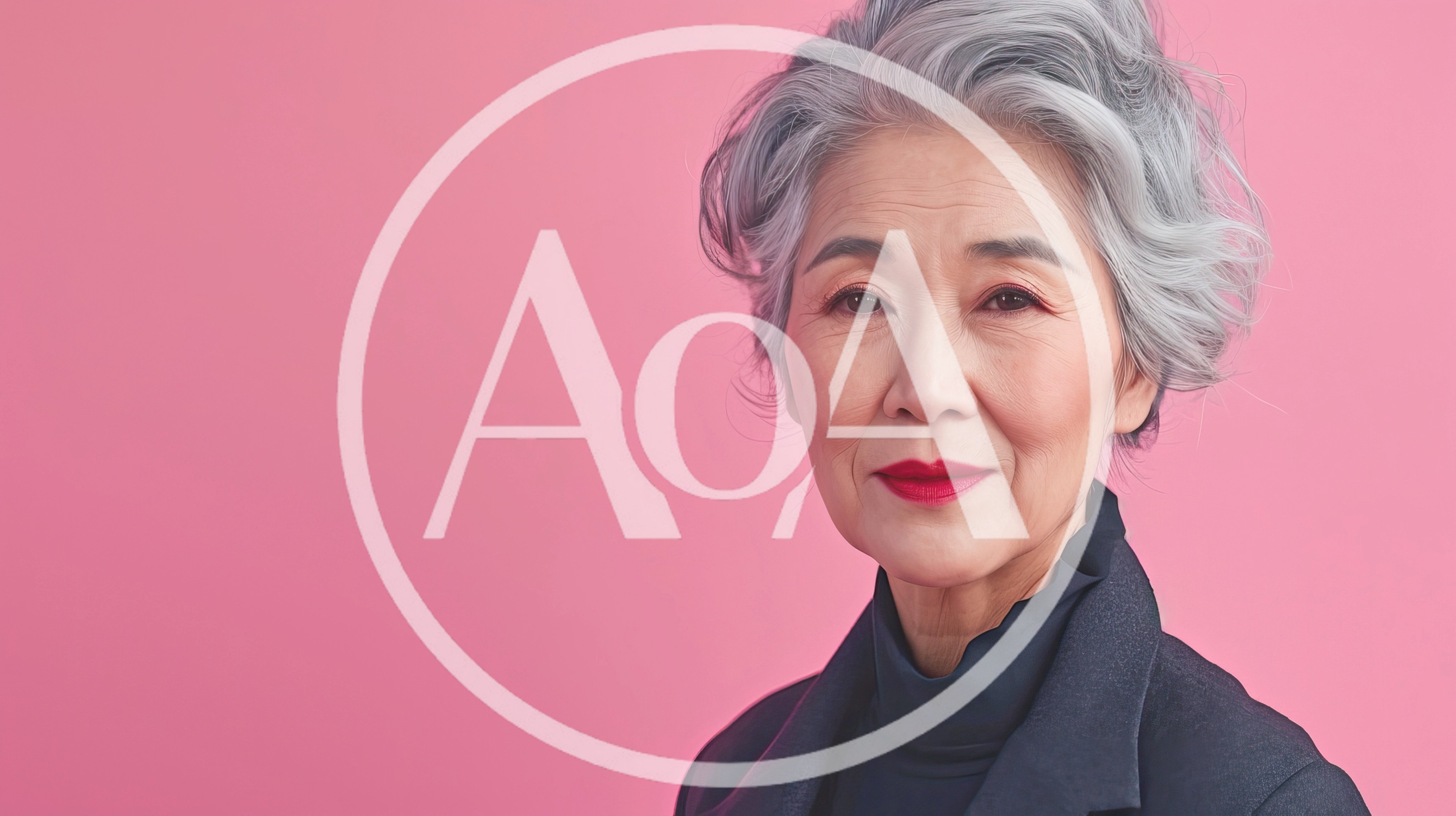 Portrait Of An Elegant Mature Asian Woman