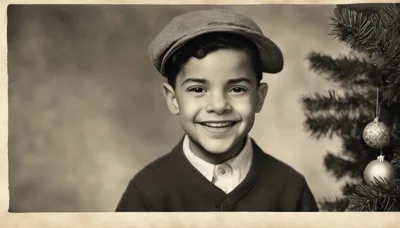 Vintage Portrait Of A Smiling Young Boy