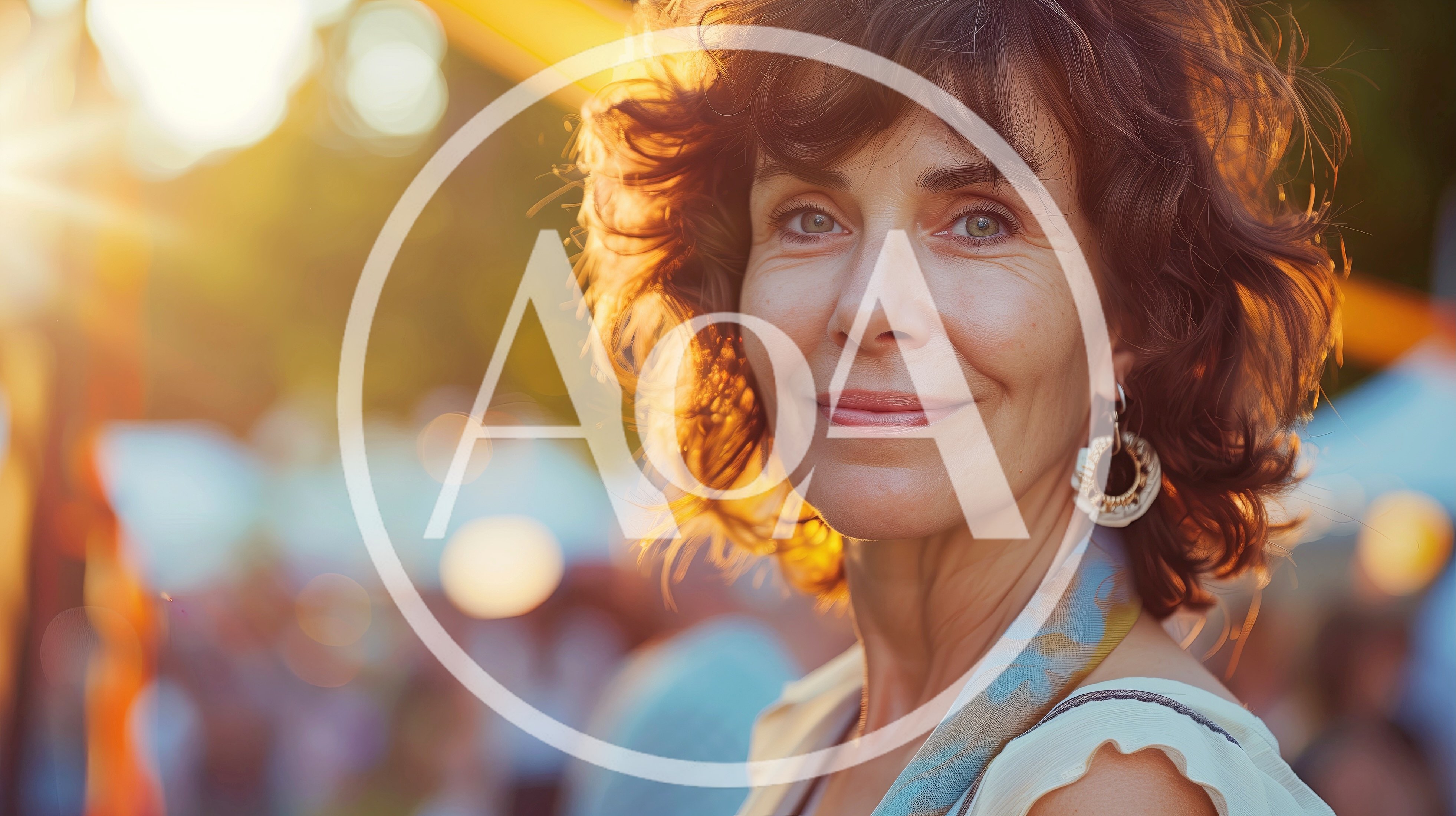 Portrait Of A Mature Woman Smiling Outdoors