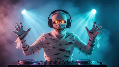 Mummy DJ Performing at a Nightclub
