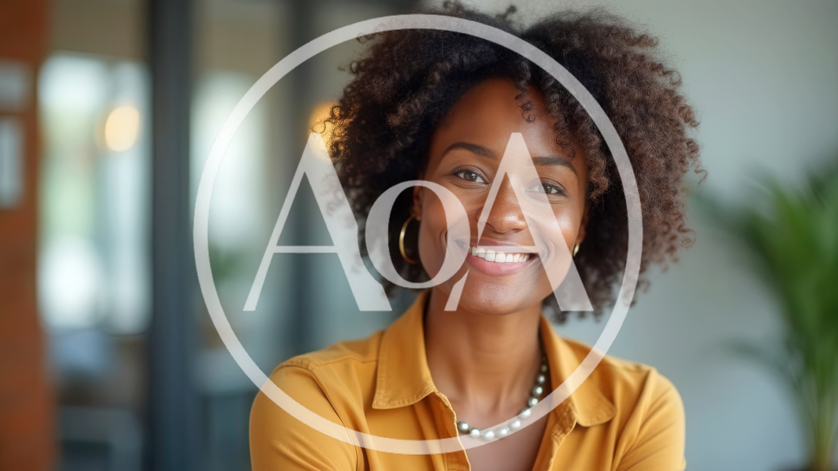 Portrait Of A Smiling Professional Woman In Office