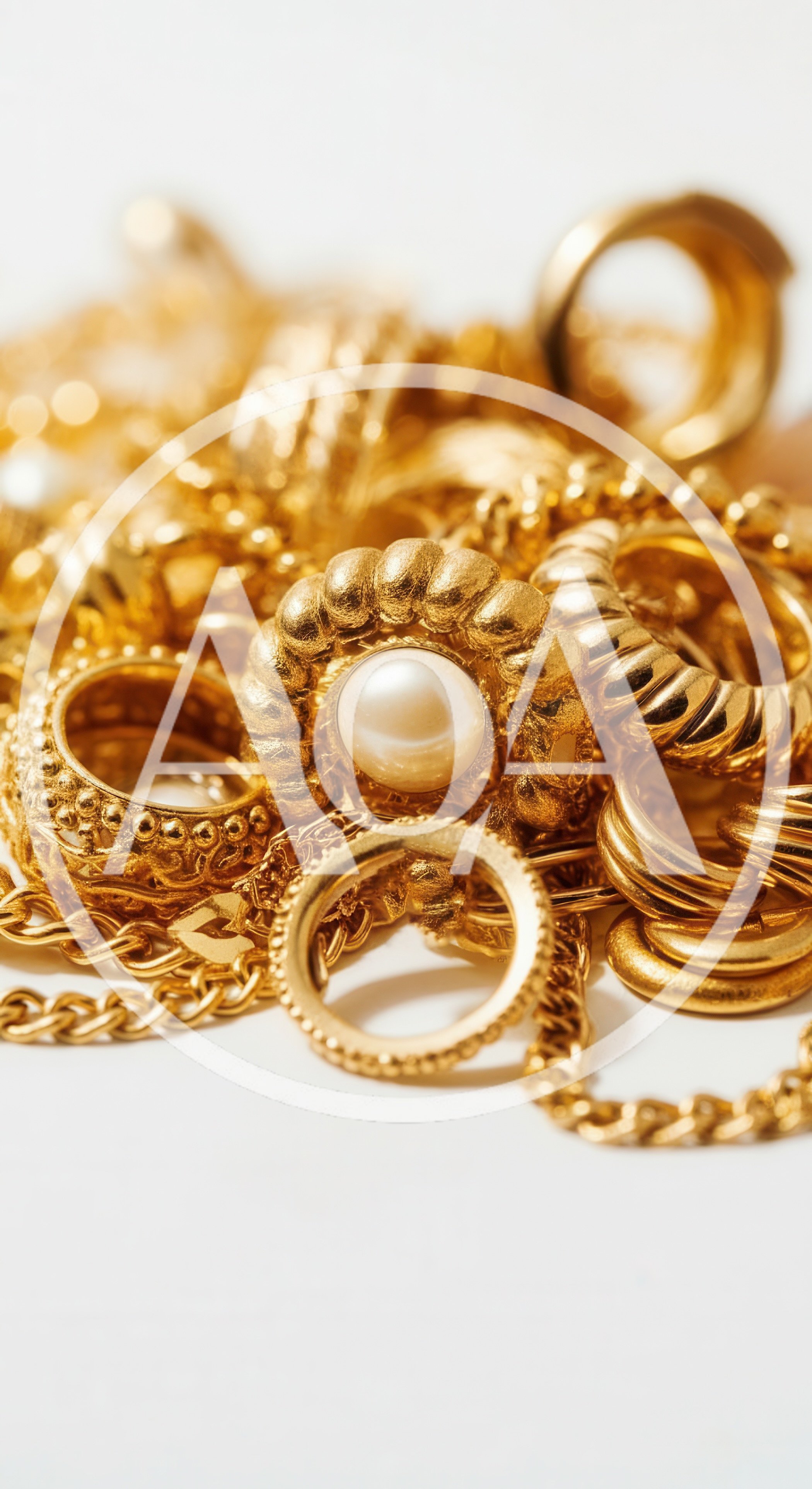 Collection of Ornate Gold Jewelry and Rings
