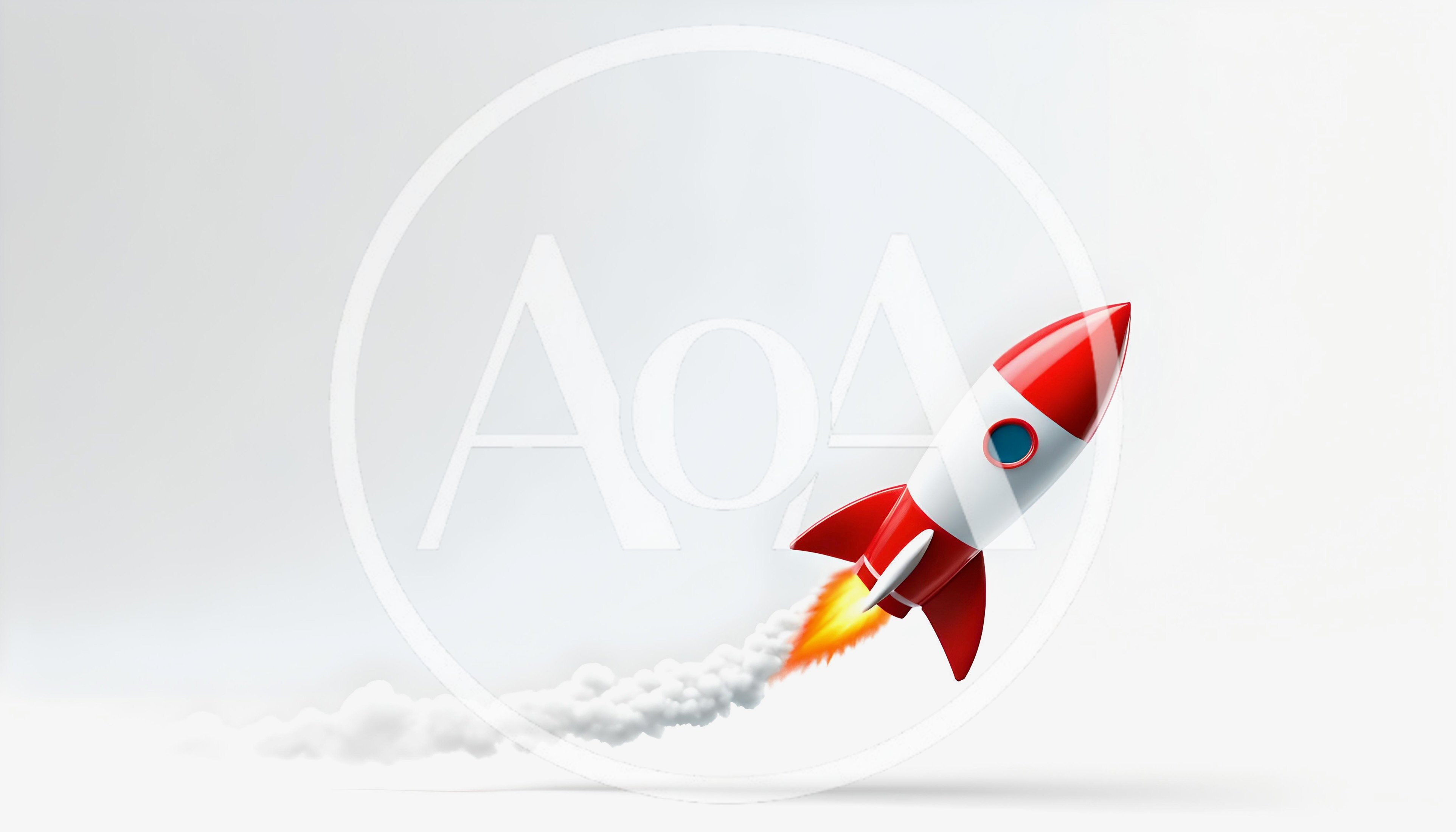 Cute little rocket with copy space