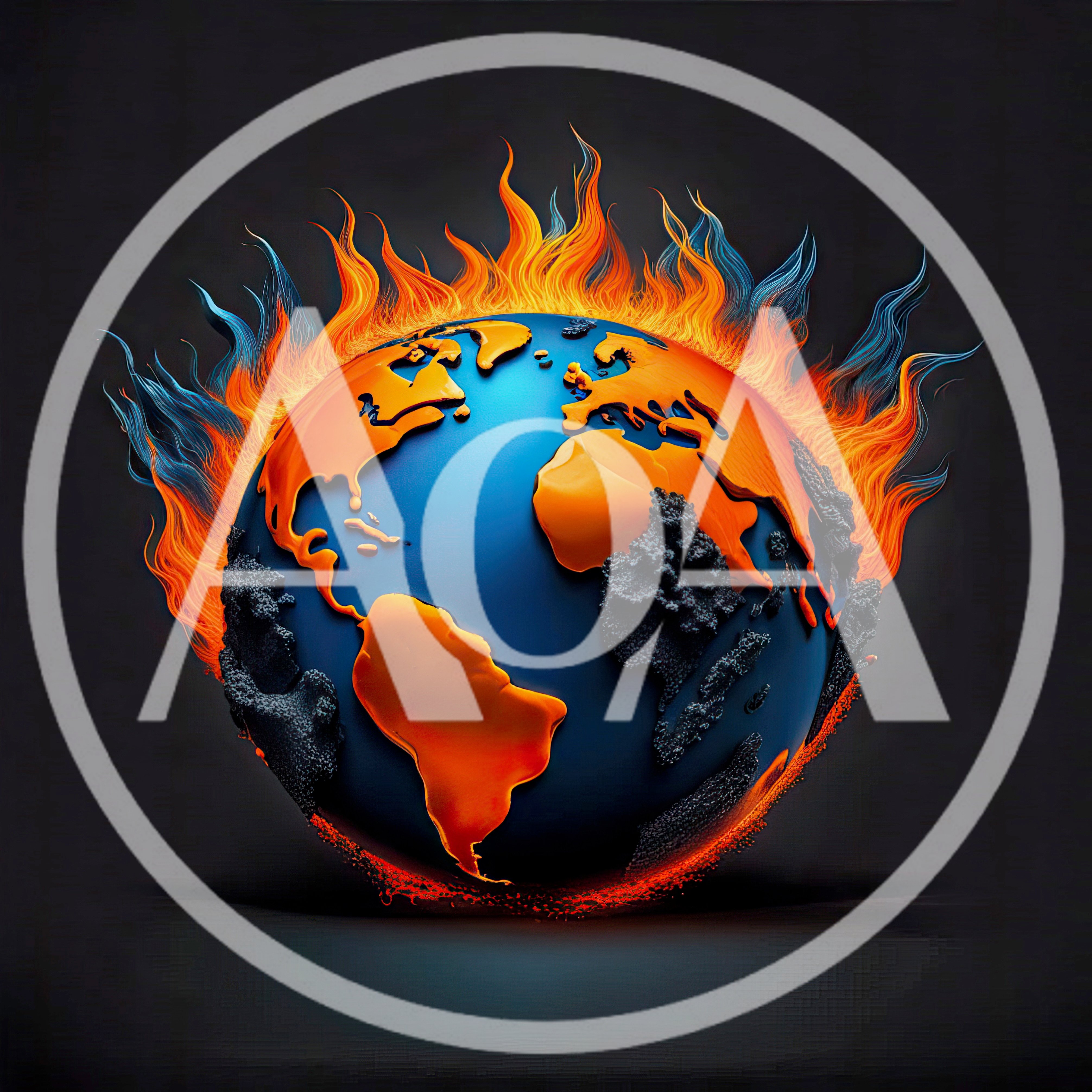 Burning Earth Globe Concept Art