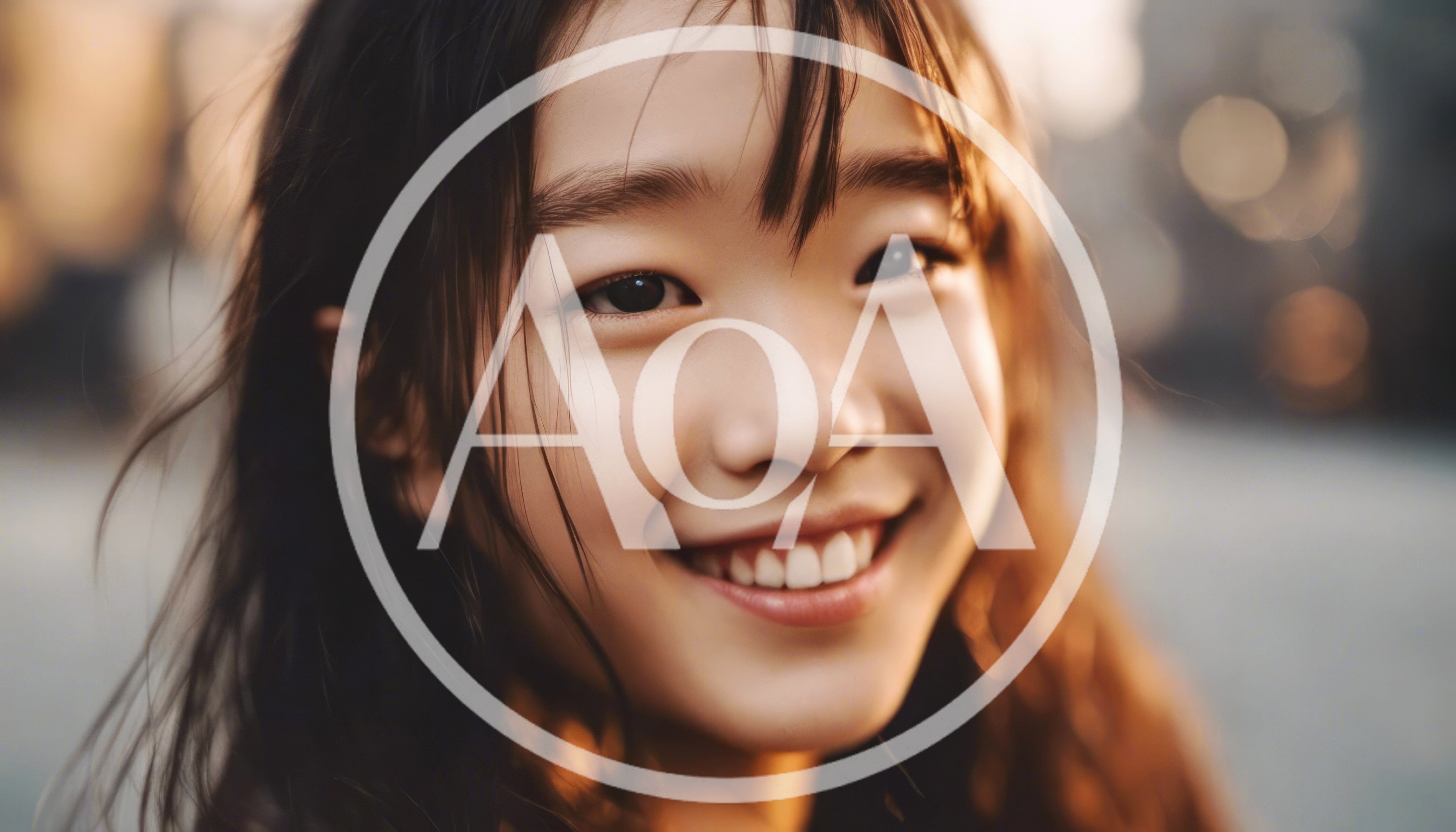 Close Up Portrait Of A Smiling Young Asian Girl