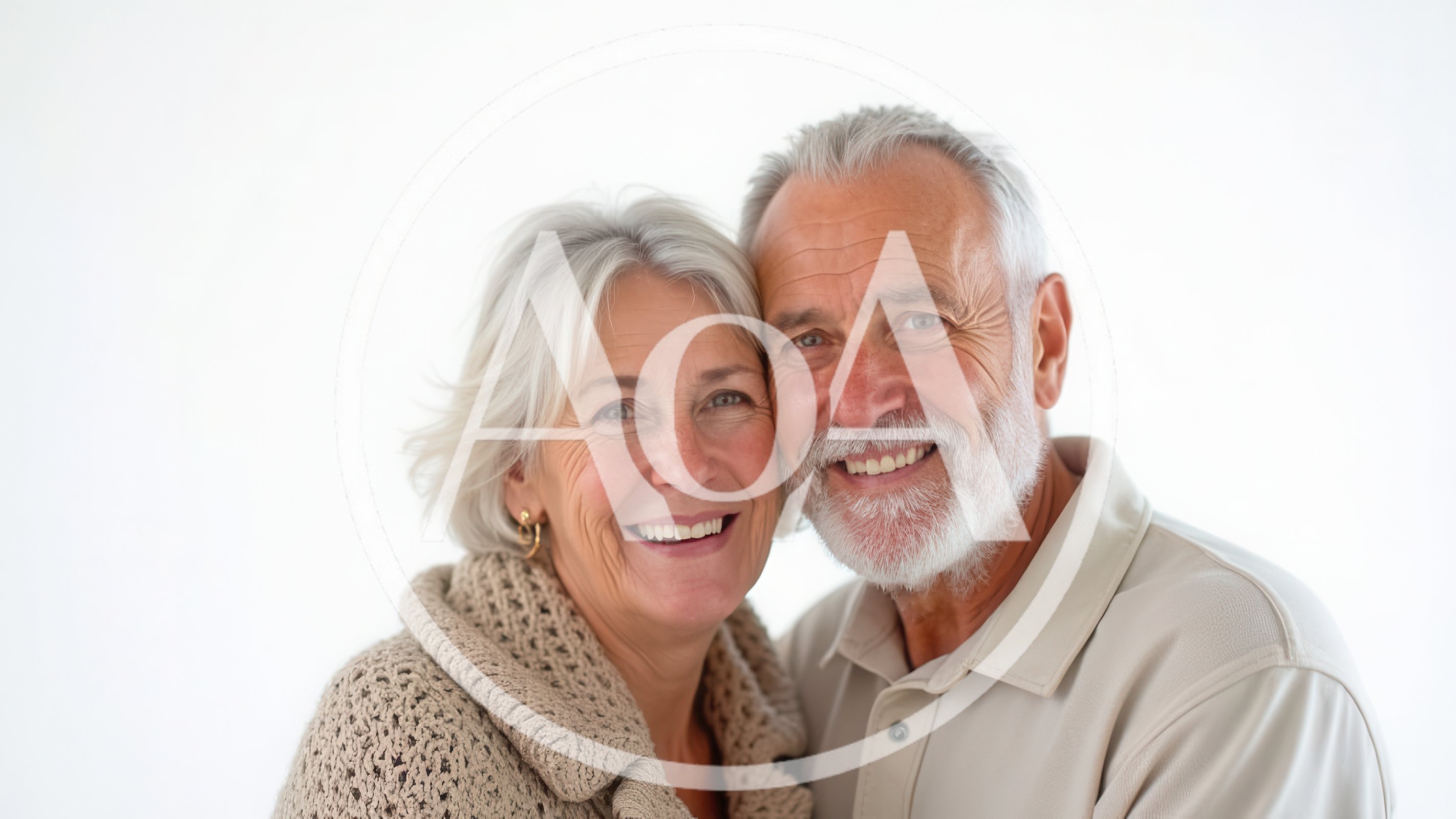 Happy Senior Couple Smiling Together