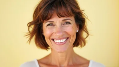 Portrait Of A Smiling Middle Aged Woman