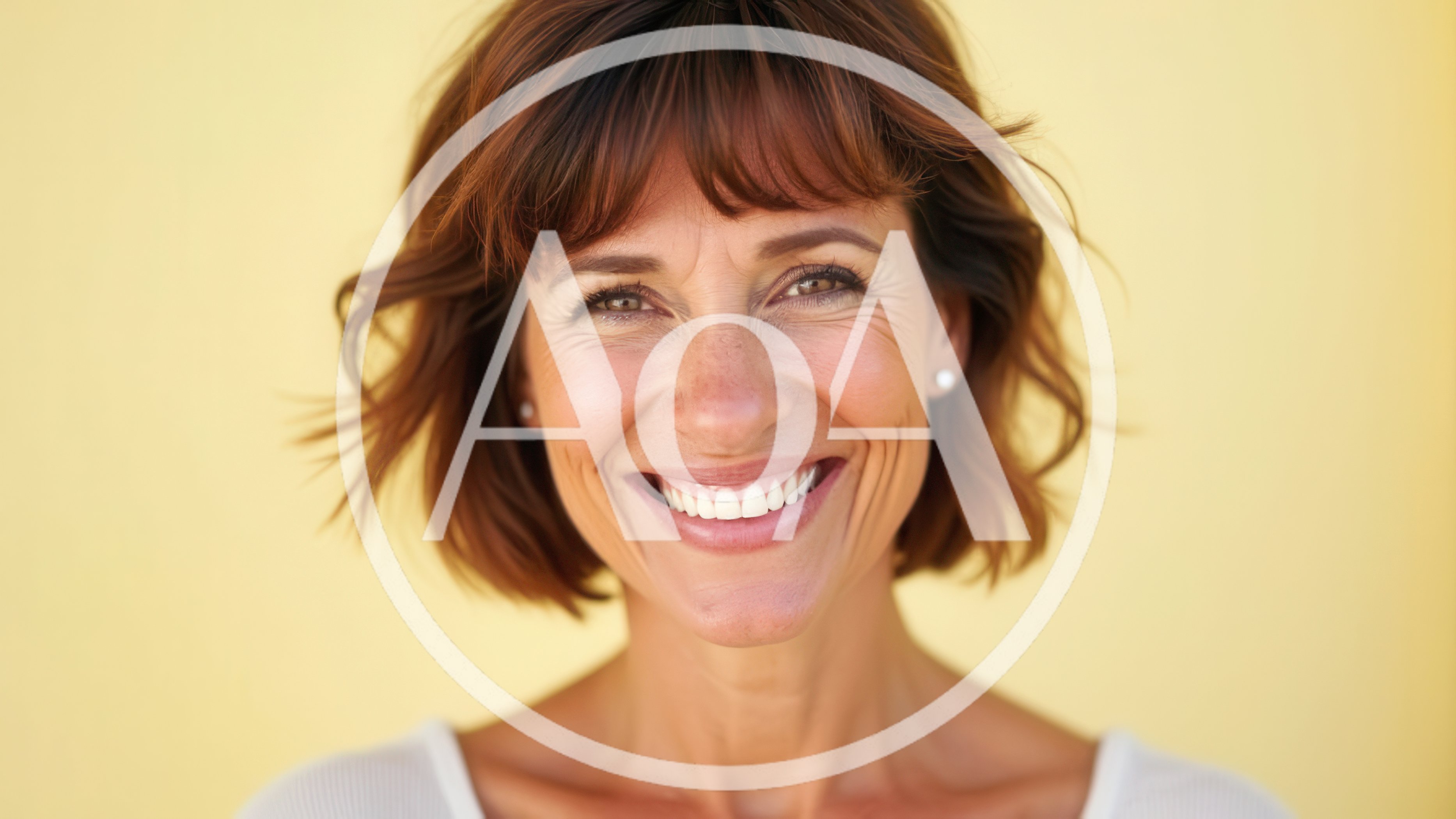 Portrait Of A Smiling Middle Aged Woman