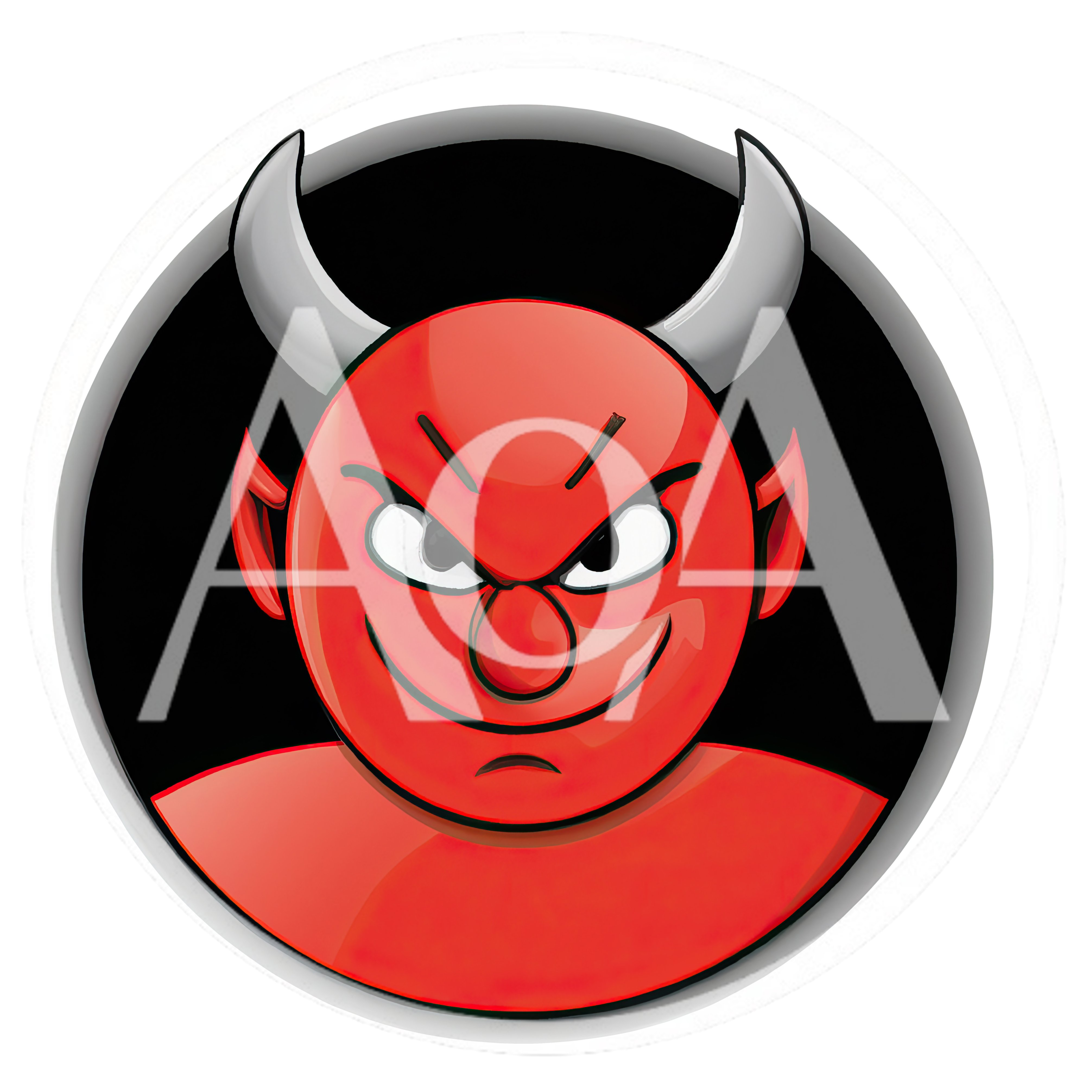 Red Devil Cartoon Character Icon
