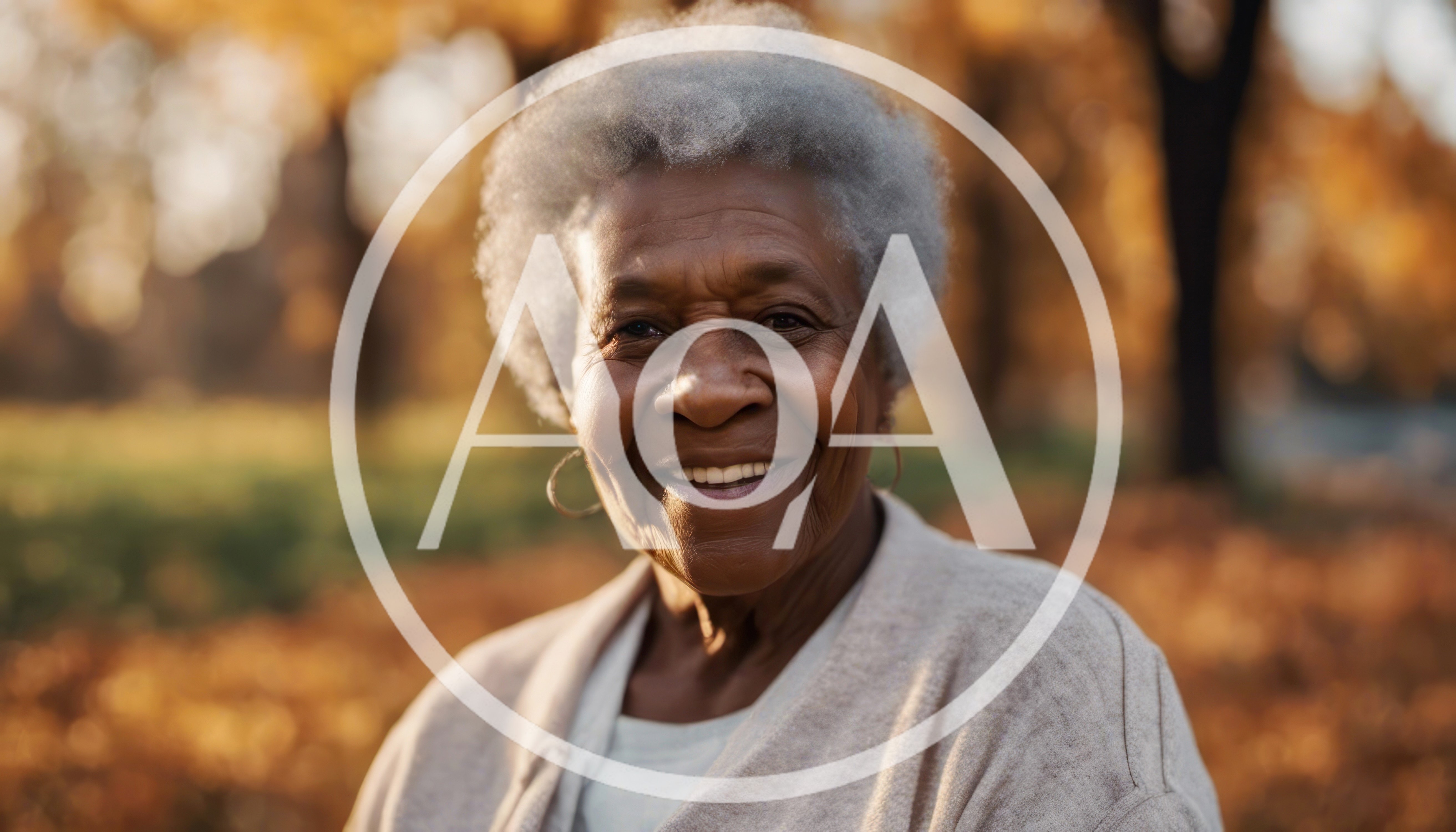 Portrait Of A Smiling Elderly African American Woman