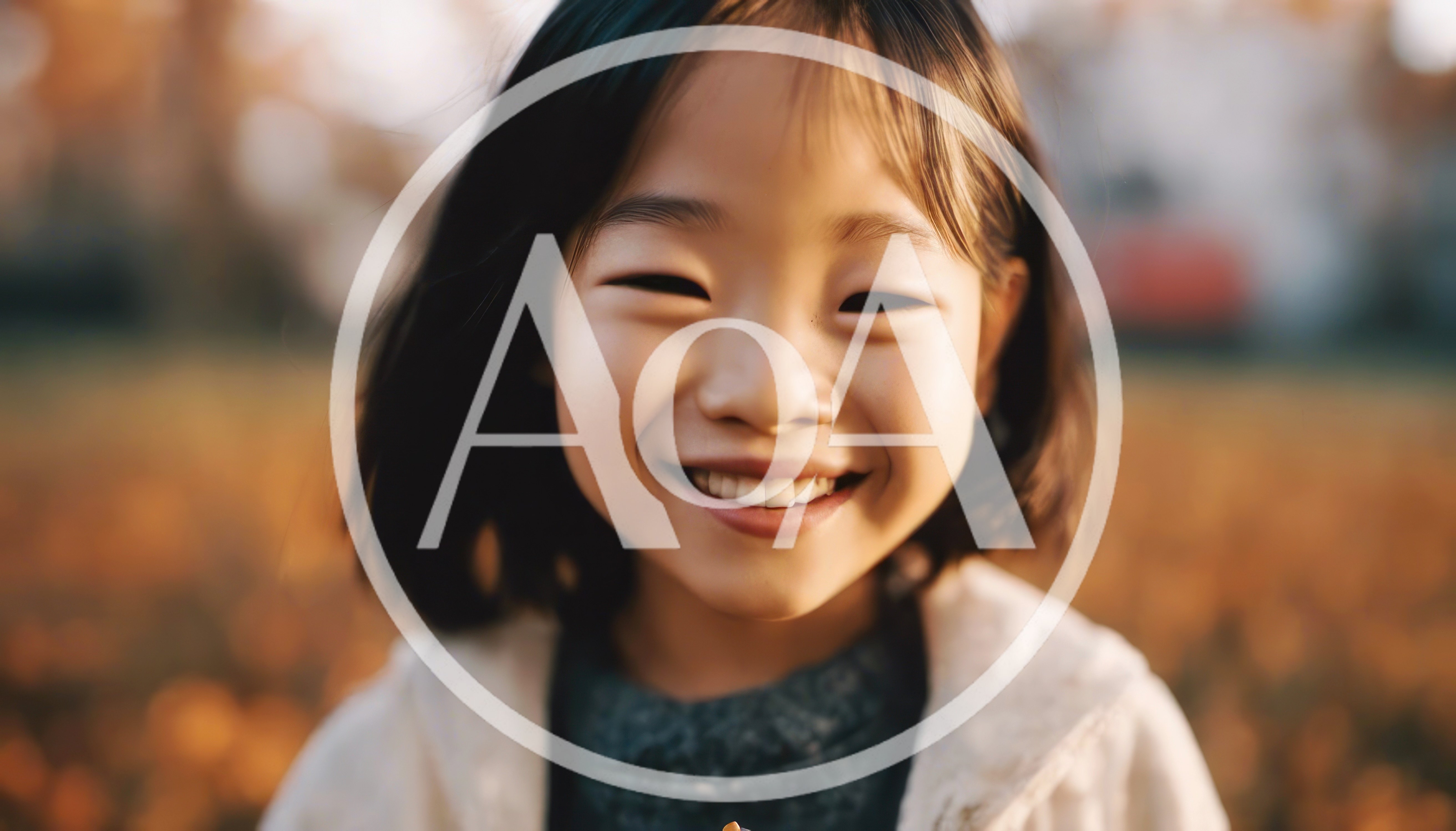 Portrait Of A Smiling Young Asian Girl