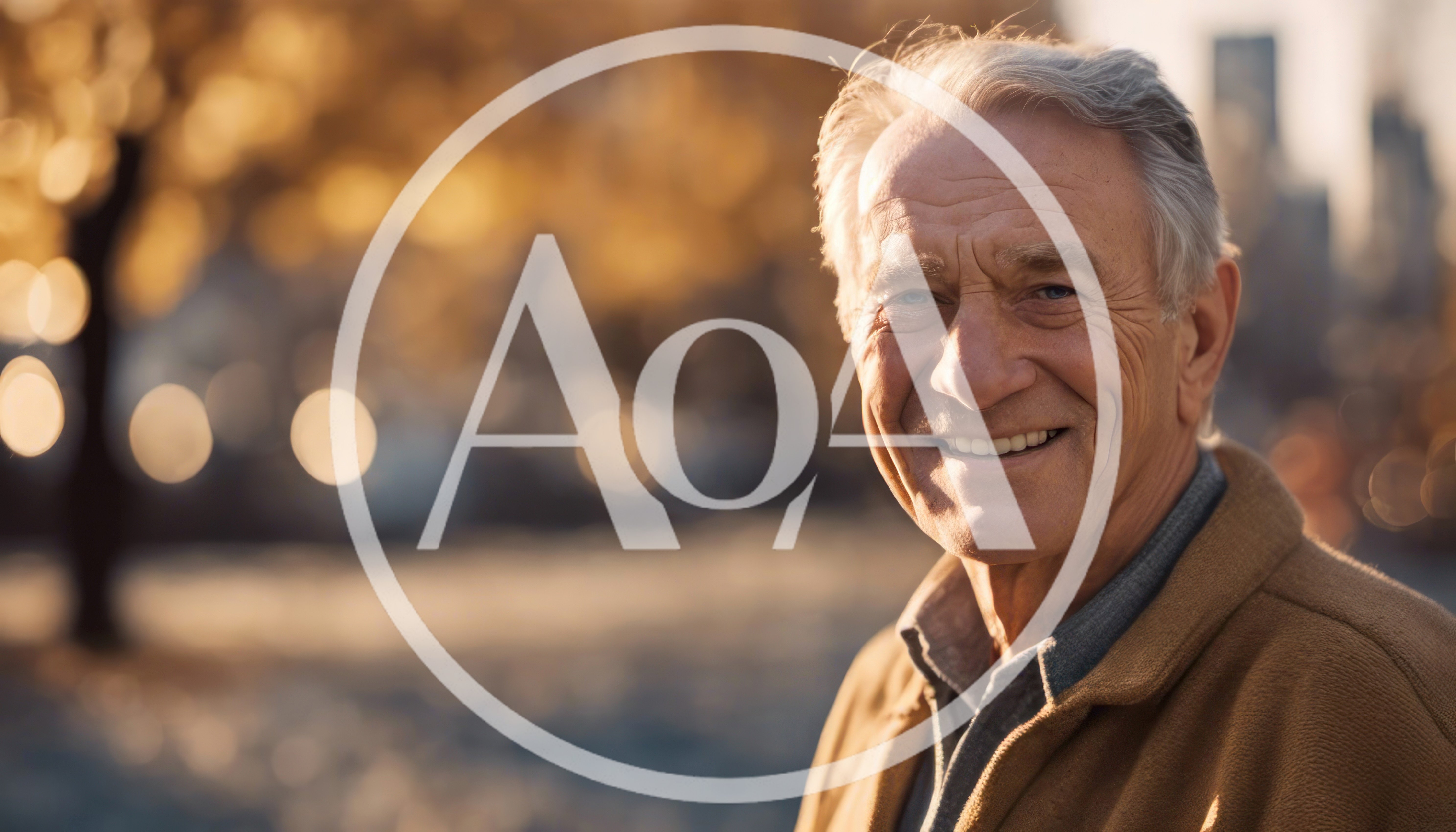 Portrait Of A Smiling Elderly Man Outdoors