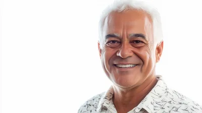 Portrait Of A Smiling Senior Man
