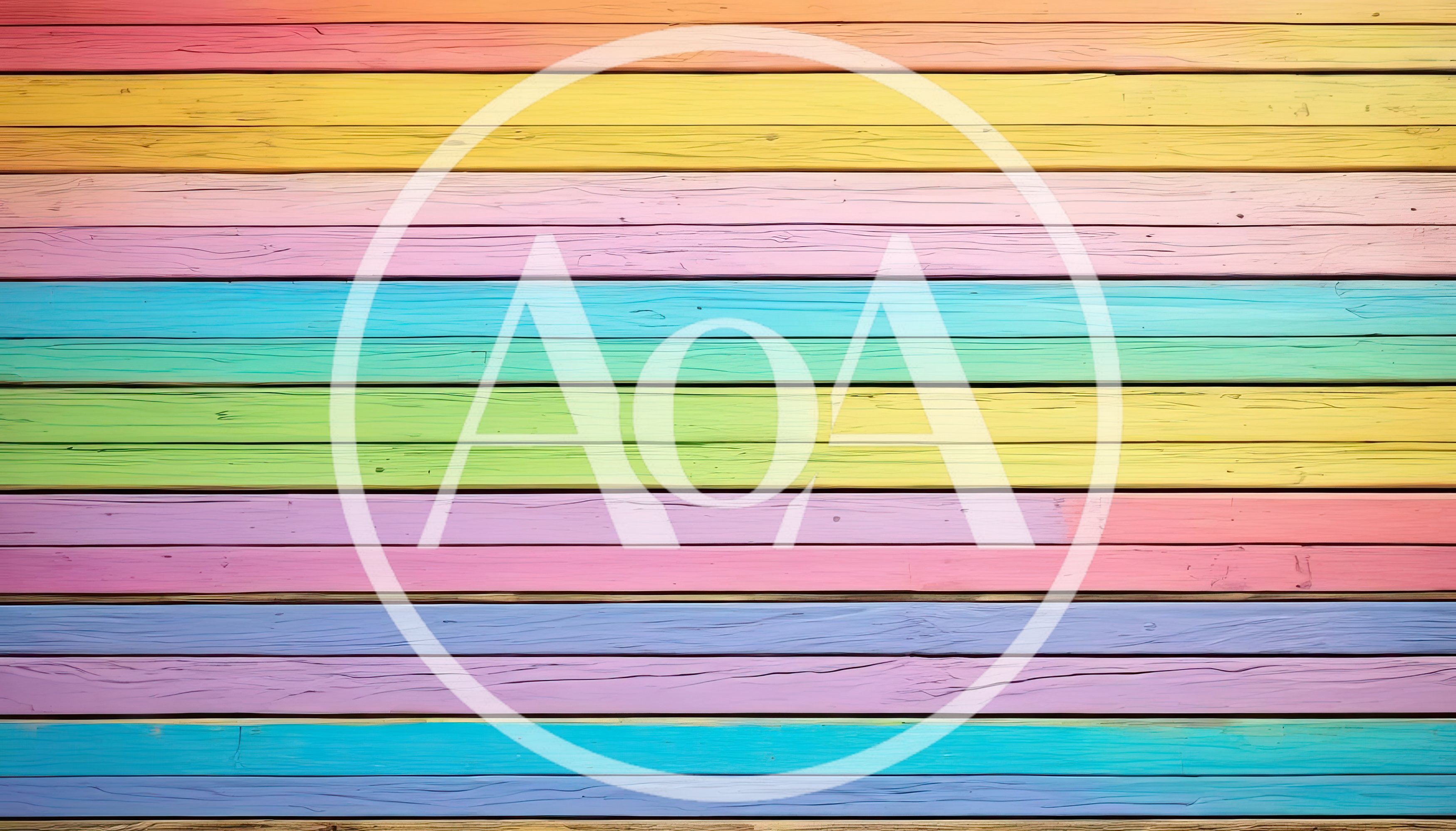 Pastel Colored Wooden Planks Background