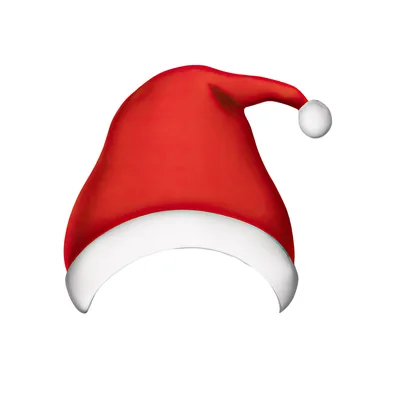 Santa Claus Hat Isolated On White Background