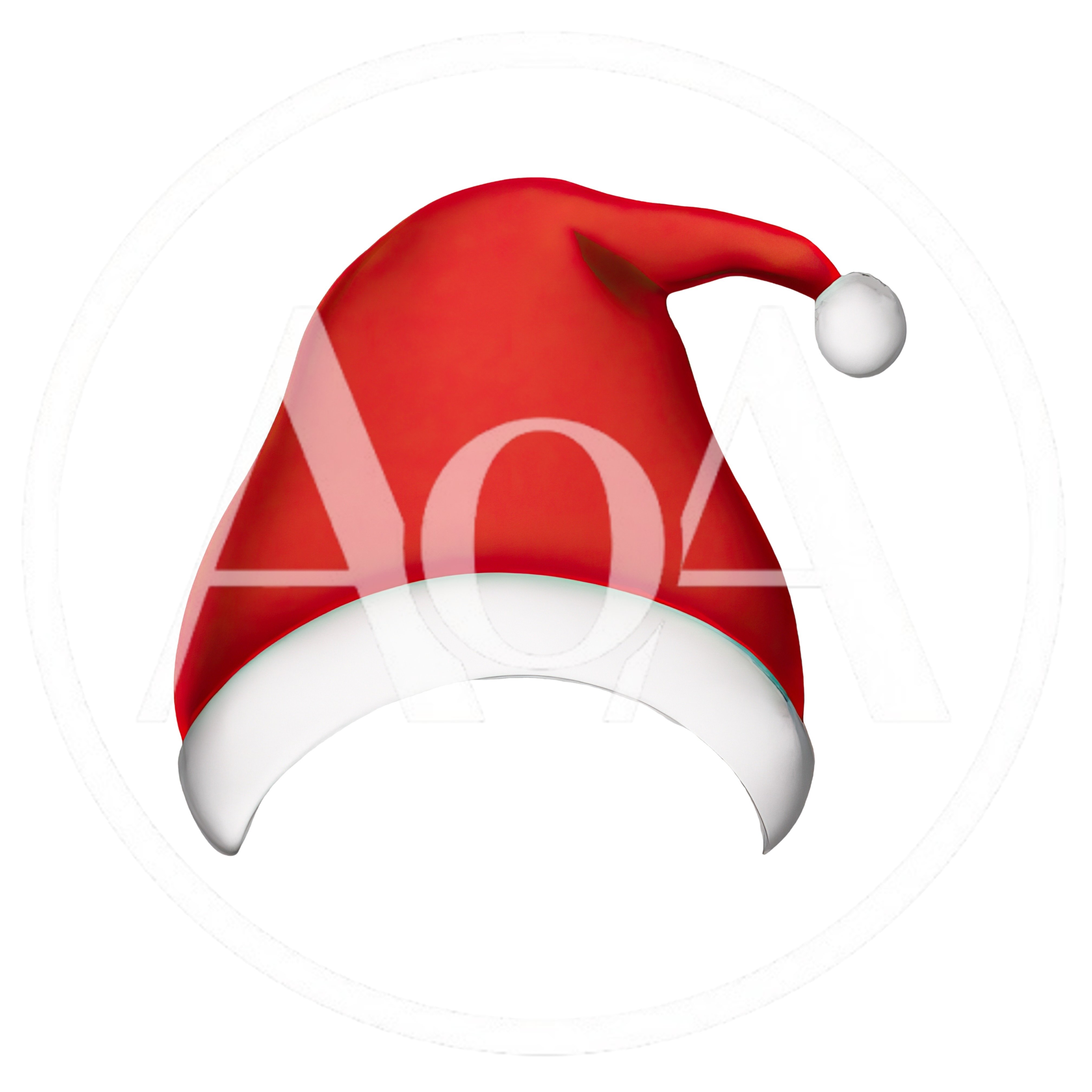 Santa Claus Hat Isolated On White Background