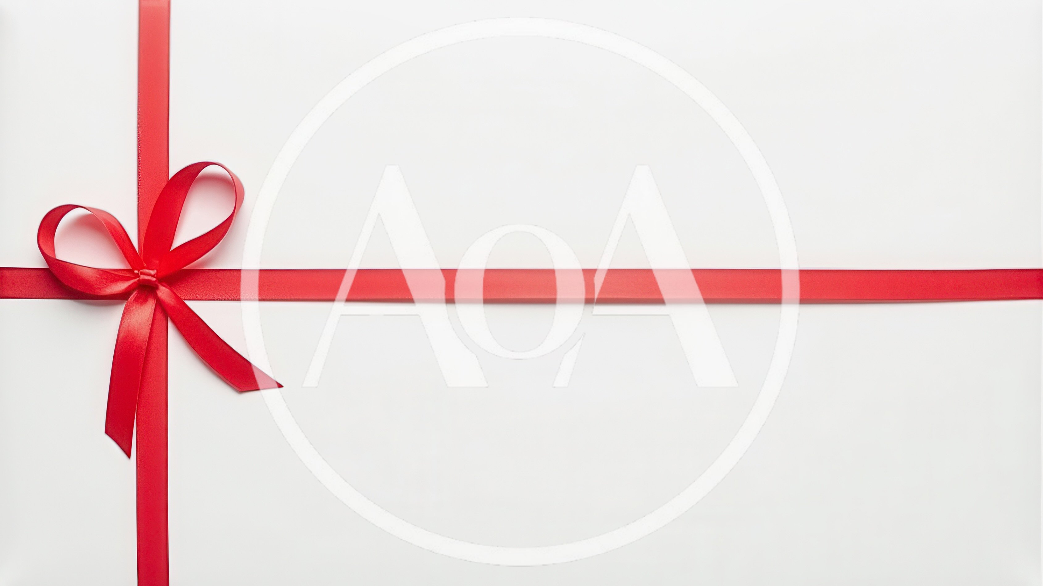 Red Ribbon Bow On White Background