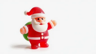 Gummy Santa Claus Candy Figurine