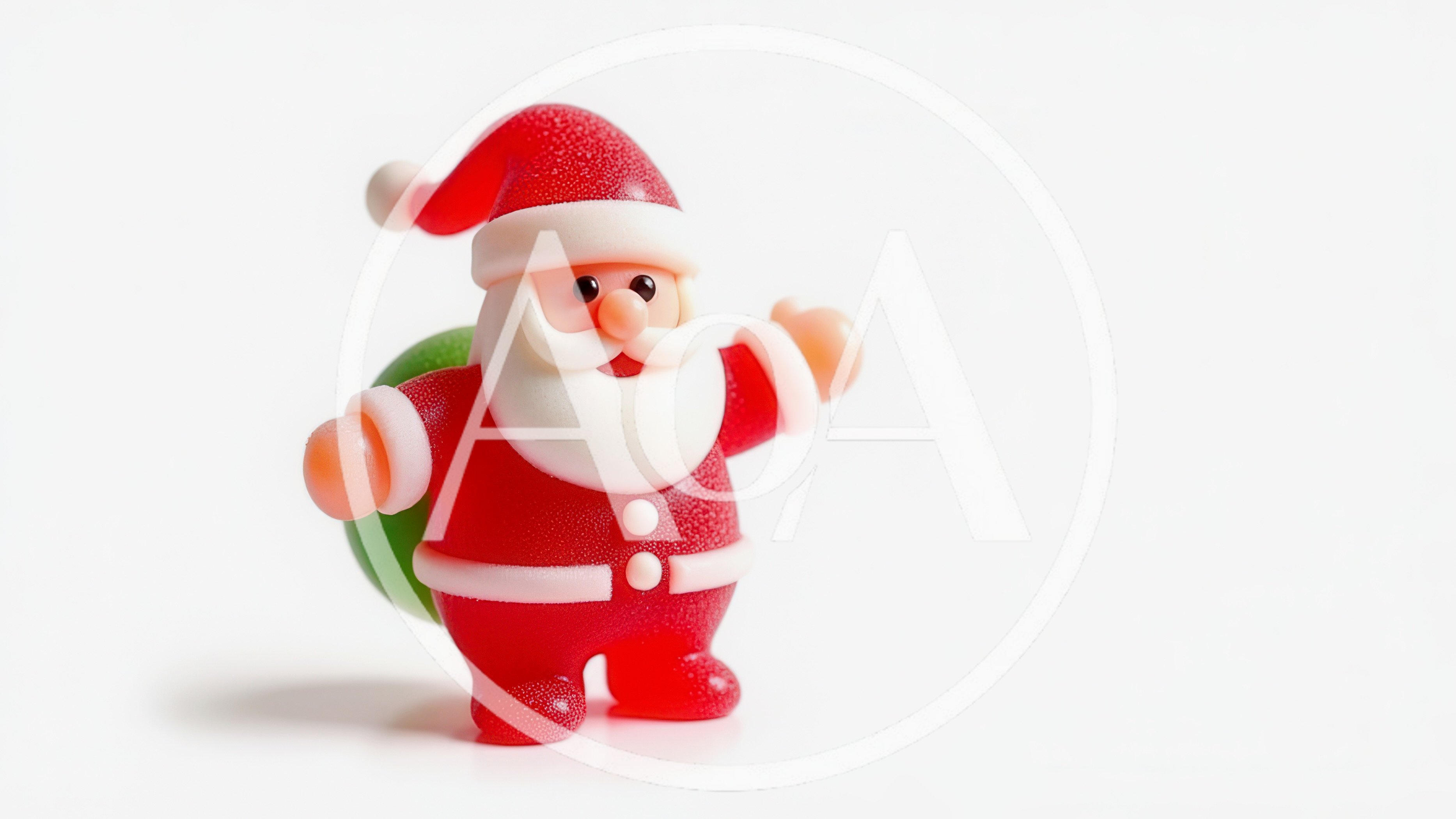 Gummy Santa Claus Candy Figurine