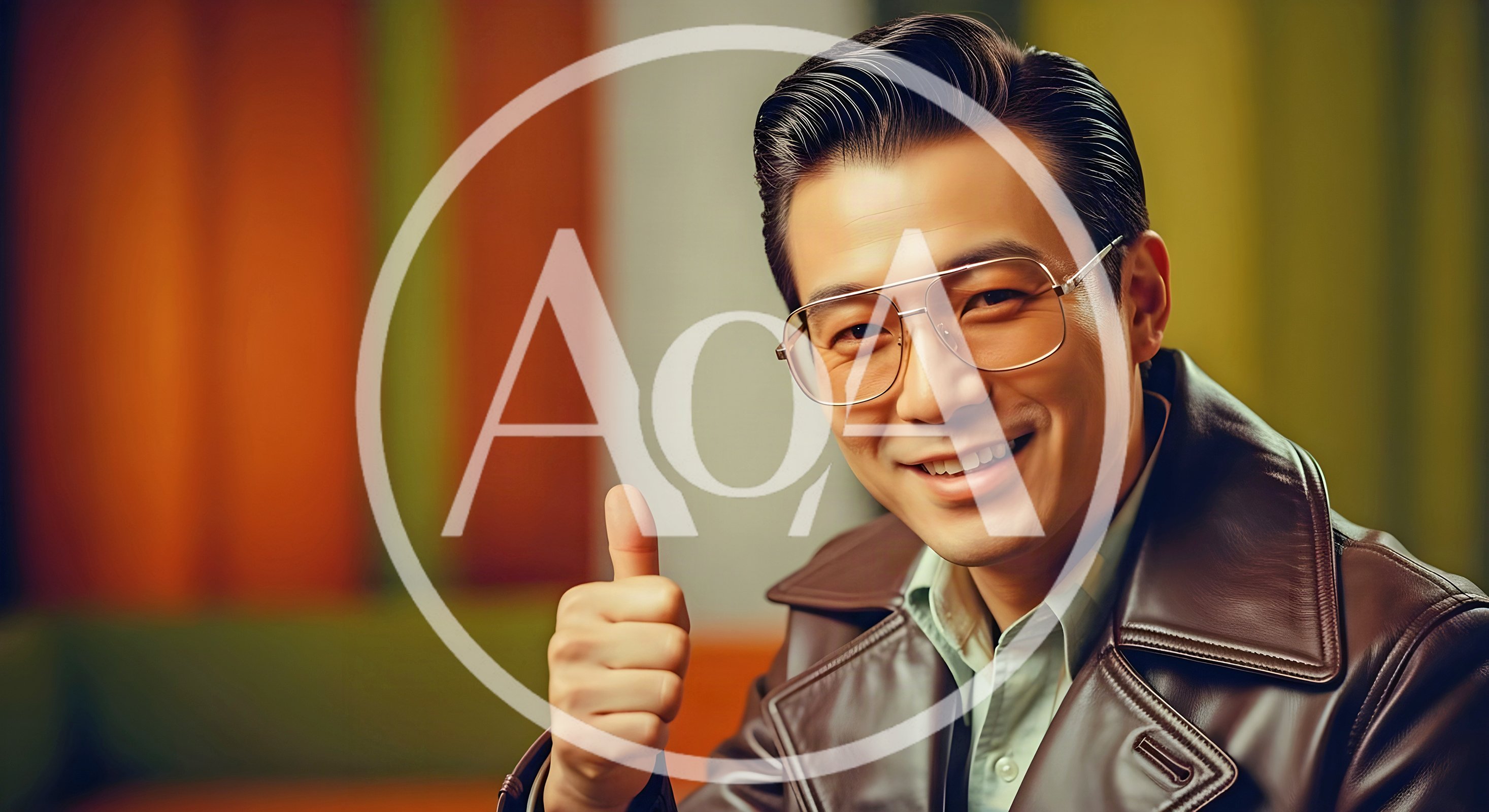 Asian Man Giving A Thumbs Up Gesture