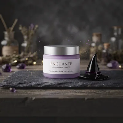 Enchanté Luminous Moisturizer Jar With Witch Hat