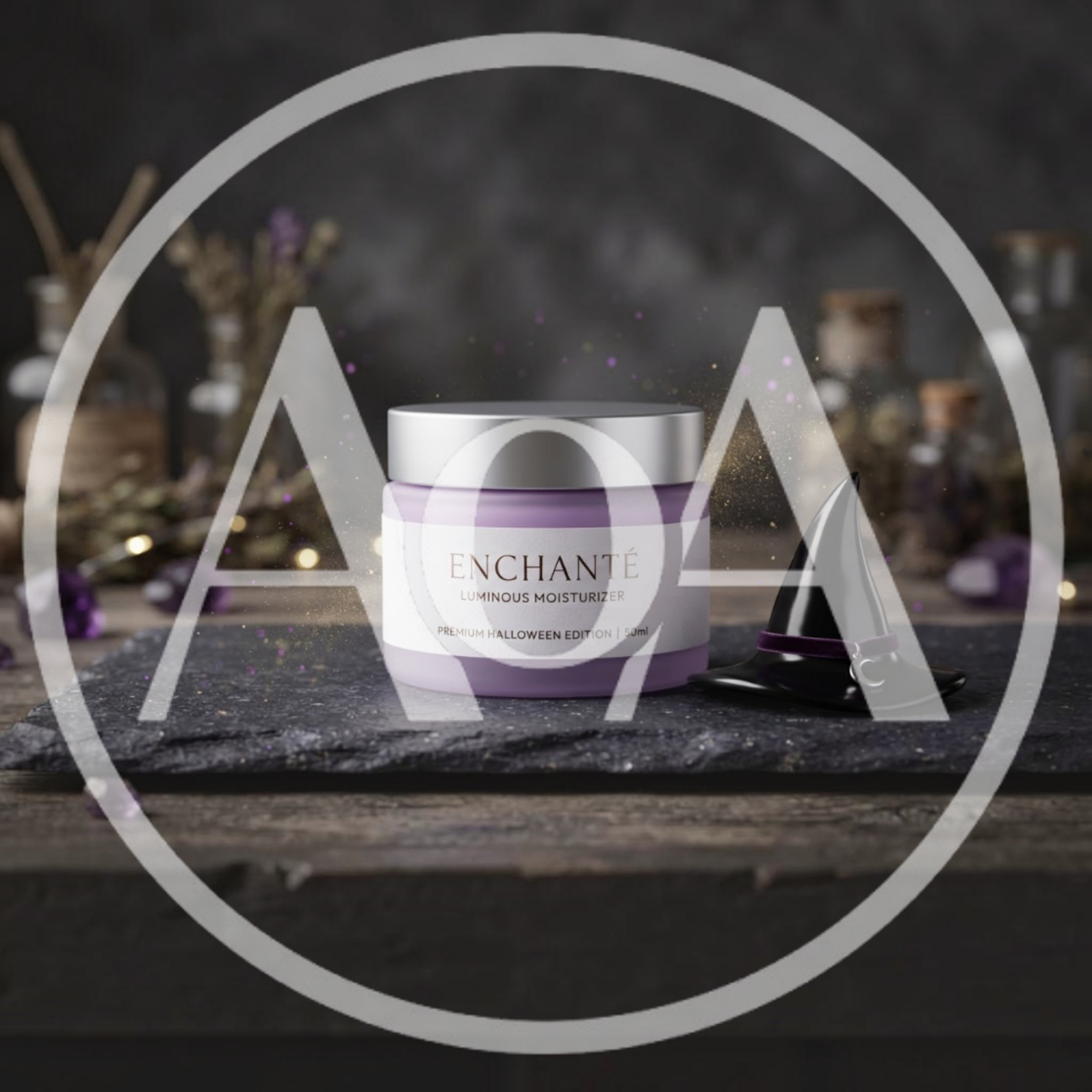 Enchanté Luminous Moisturizer Jar With Witch Hat