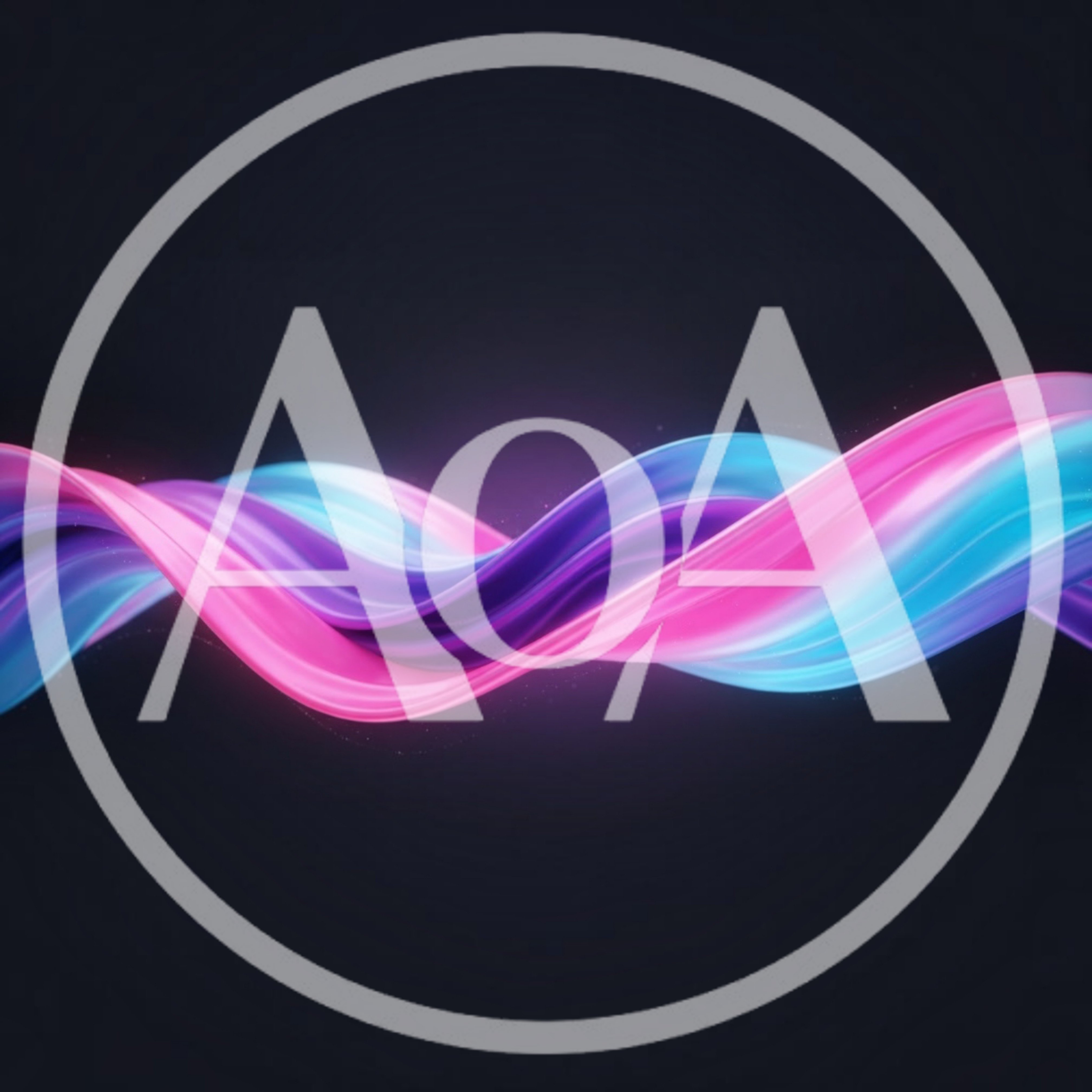 Abstract 3D Wavy Ribbon With Vibrant Gradient Colors