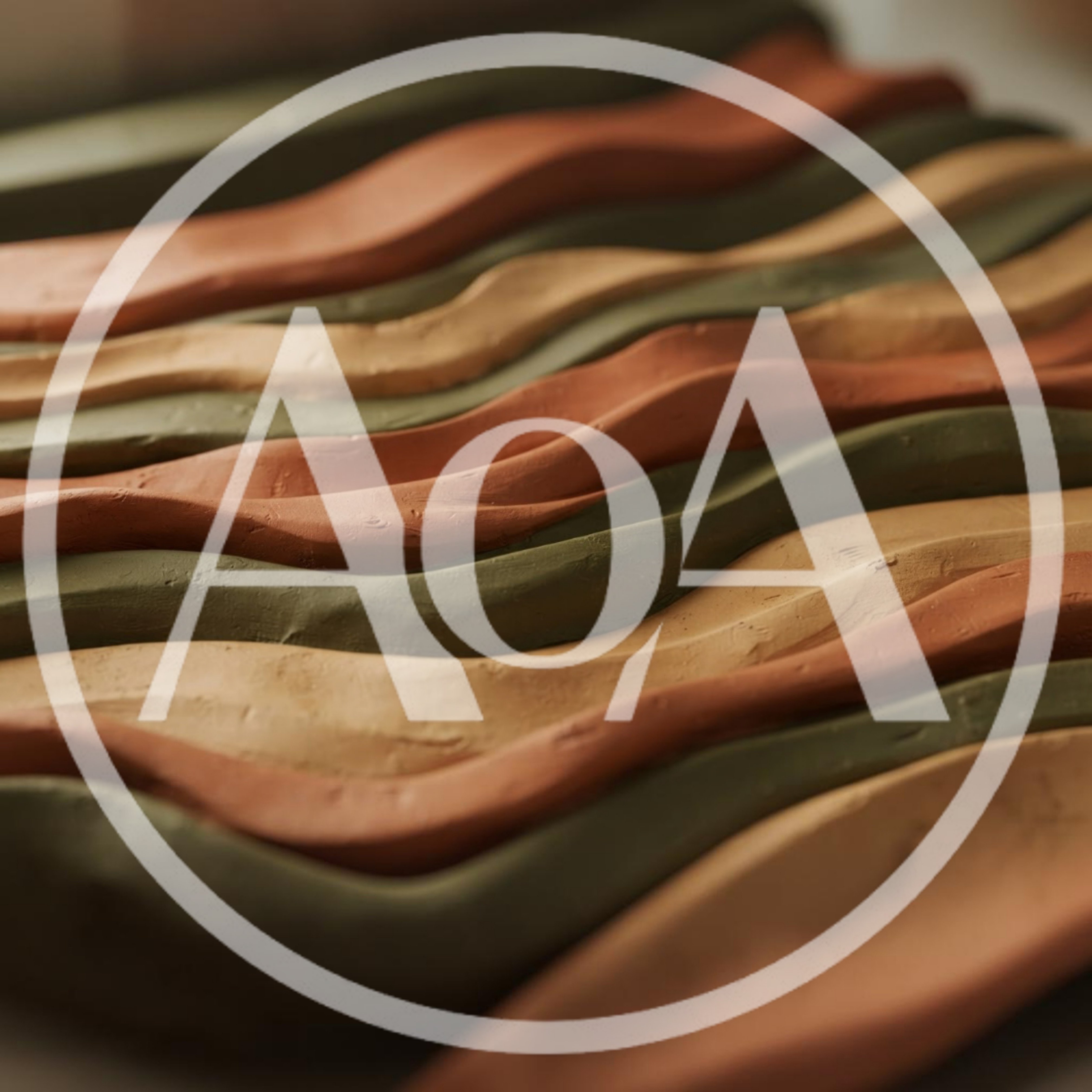 Abstract Wavy Clay Texture Background