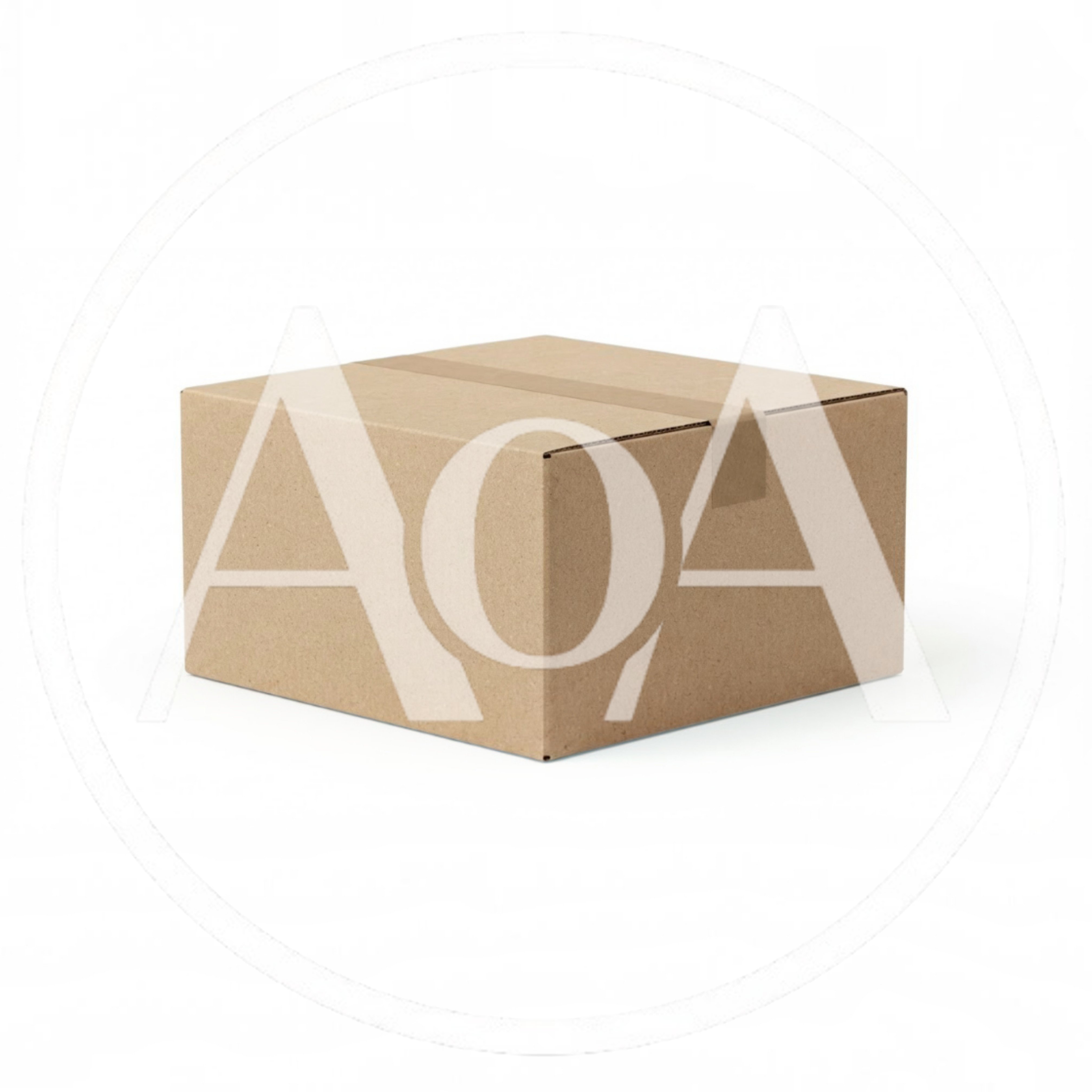 Cardboard Shipping Box Isolated On White Background