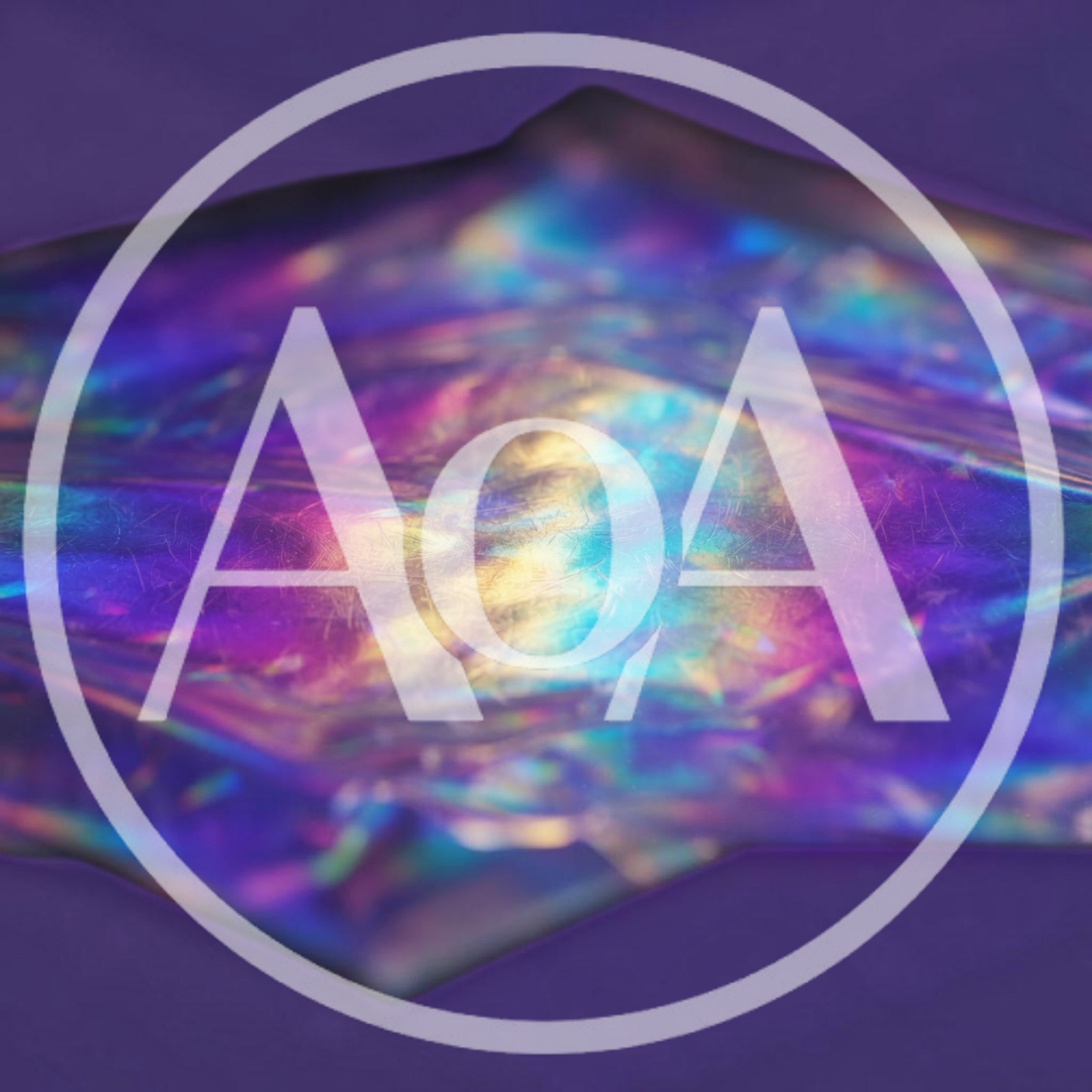 Abstract Iridescent Holographic Foil Texture Background