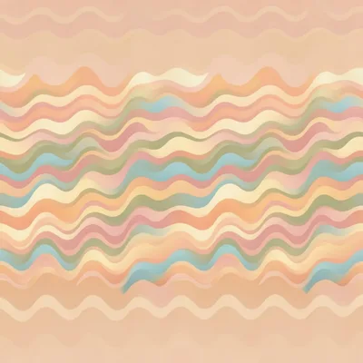 Abstract Wavy Lines Pattern Background