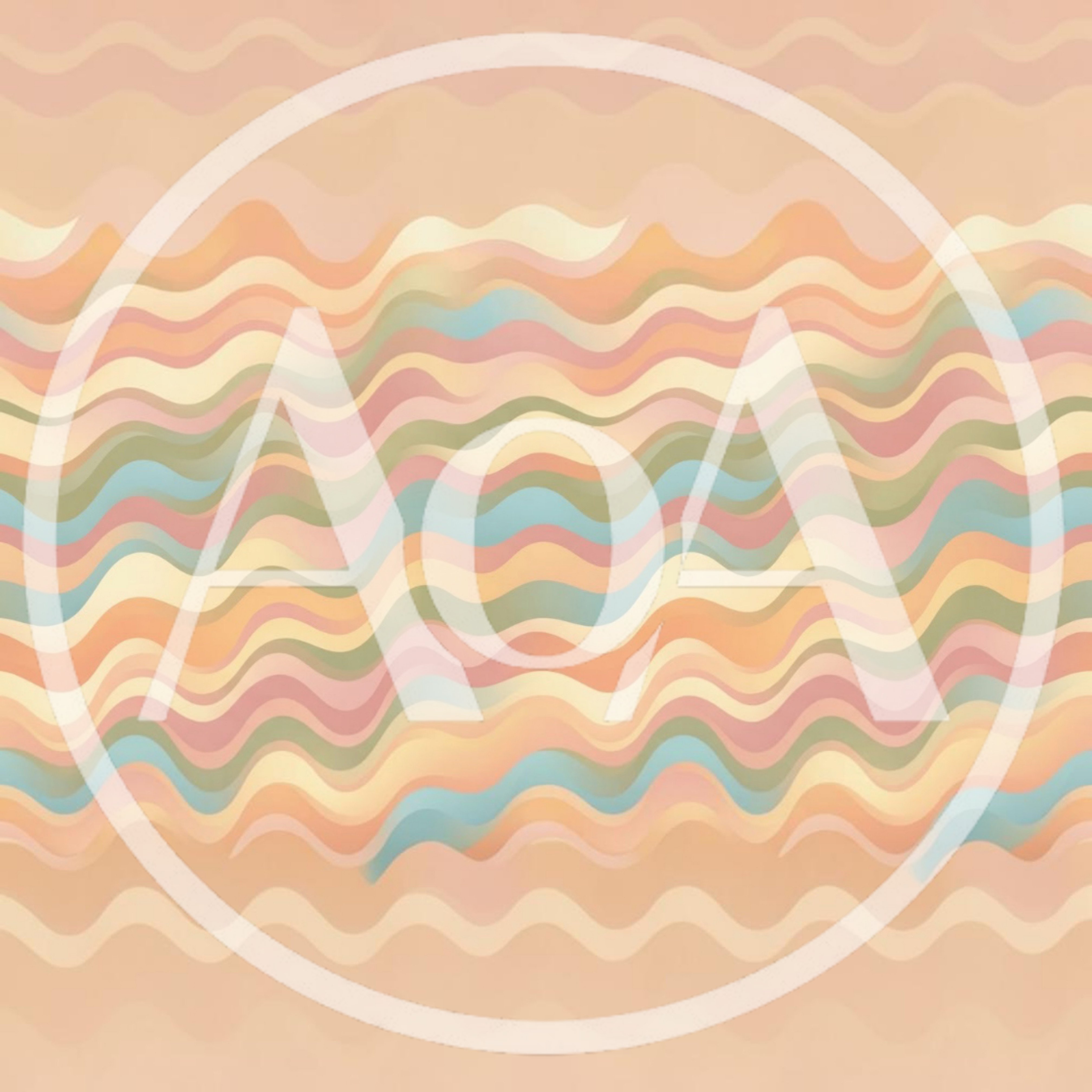 Abstract Wavy Lines Pattern Background