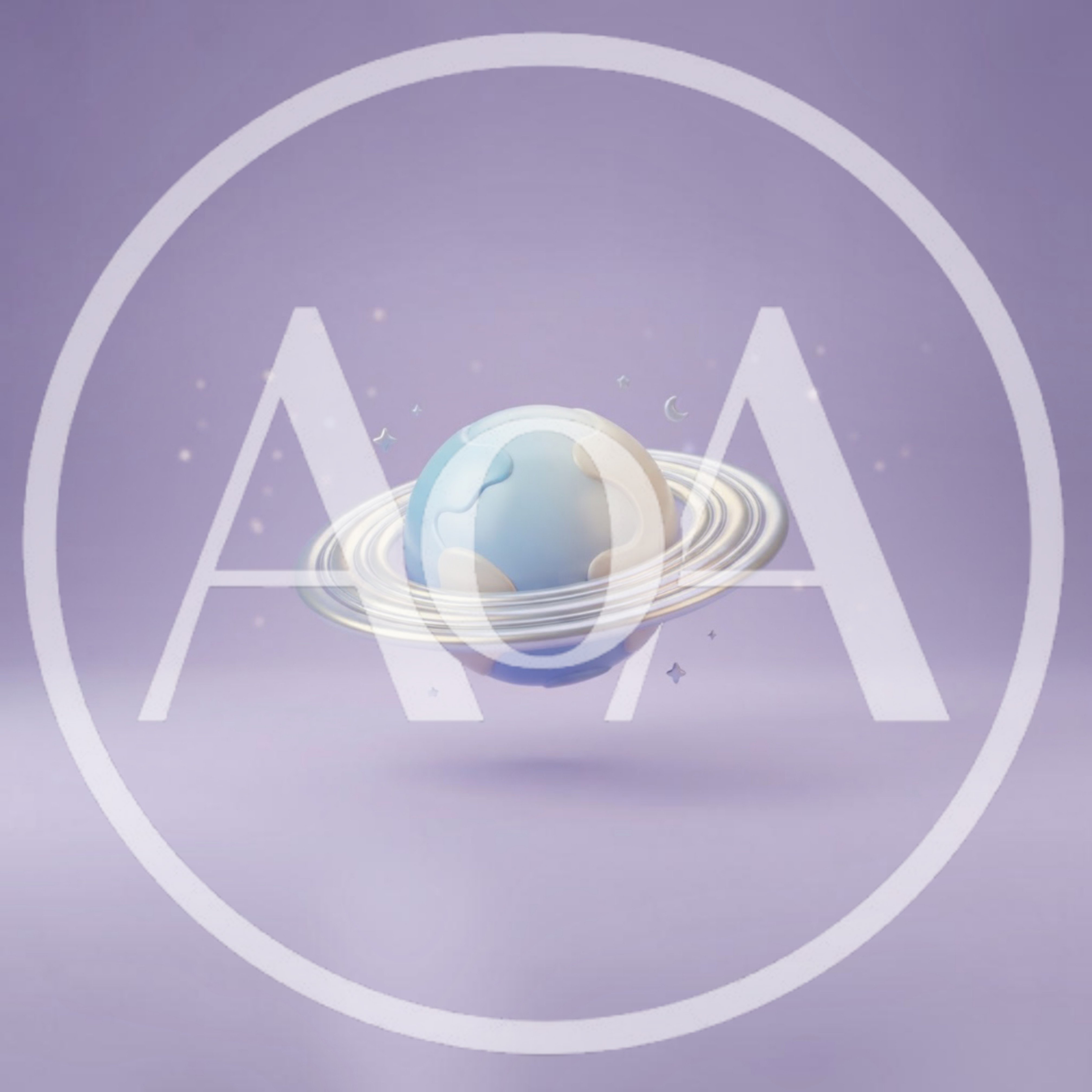 3D Rendered Planet With Rings In Space