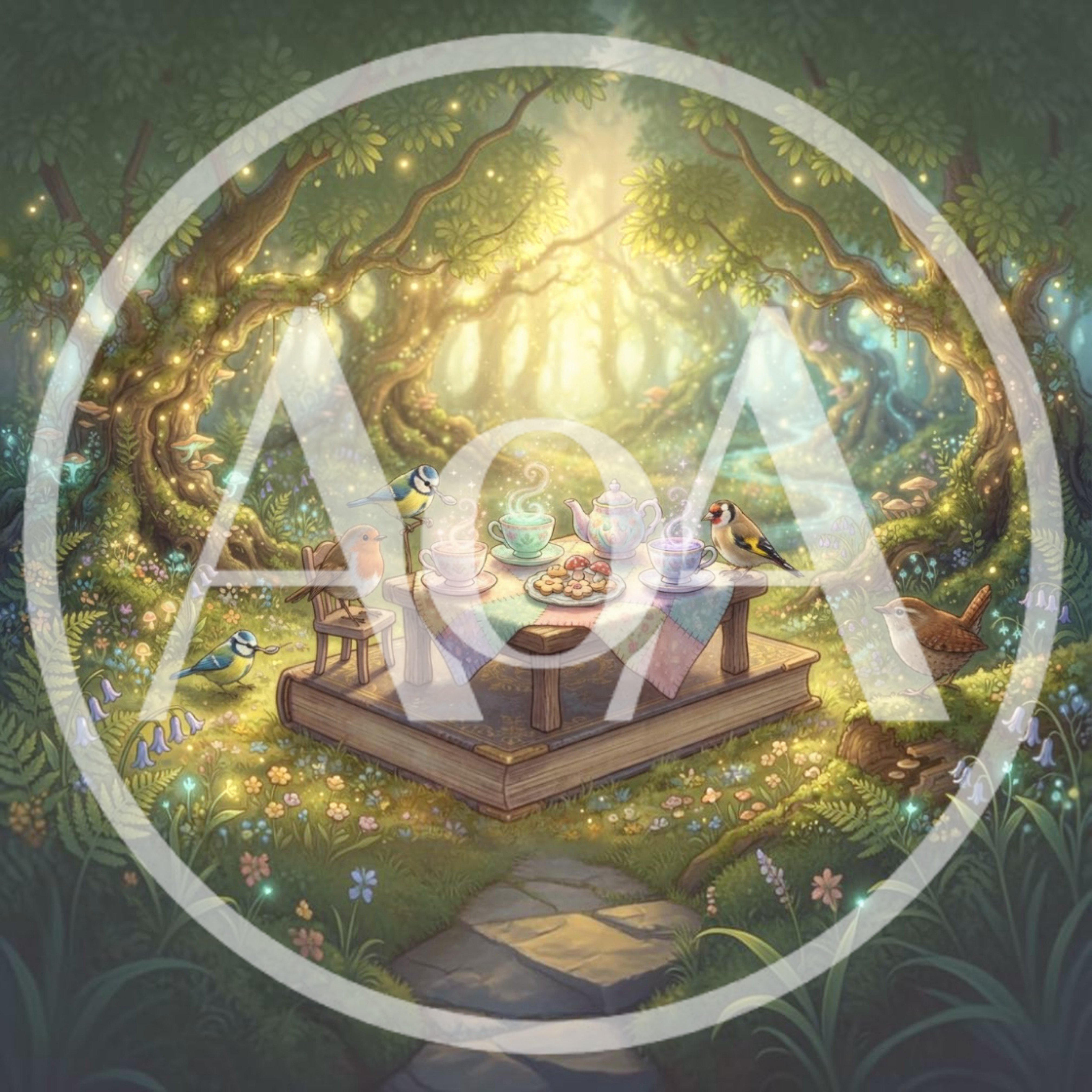 Whimsical Forest Tea Party With Birds