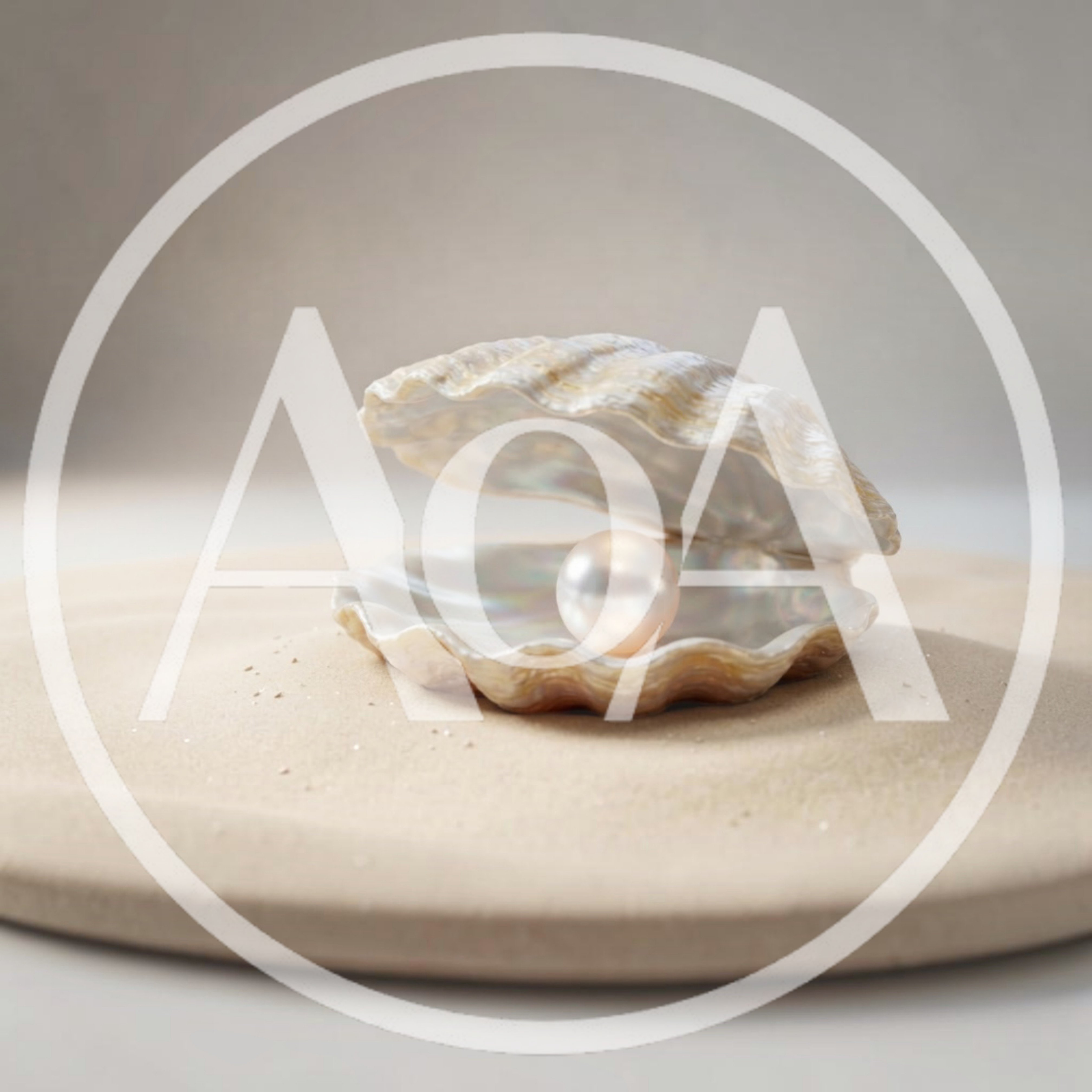Lustrous Pearl Inside An Open Scallop Shell