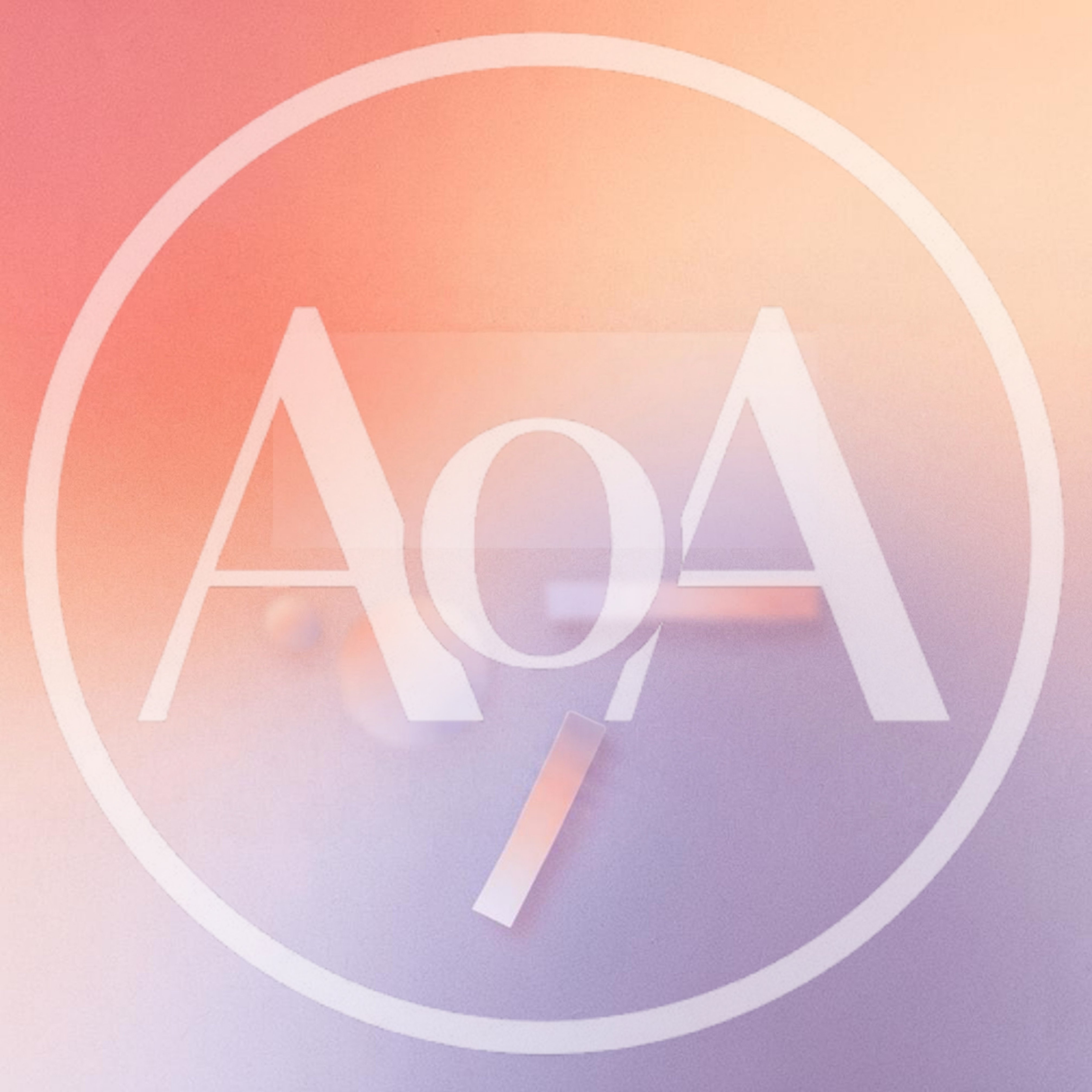 Abstract Geometric Shapes On Soft Gradient Background