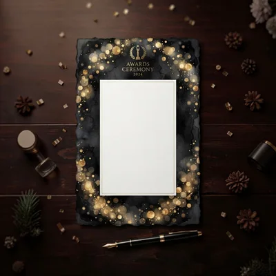 Awards Ceremony 2024 Invitation Card Mockup