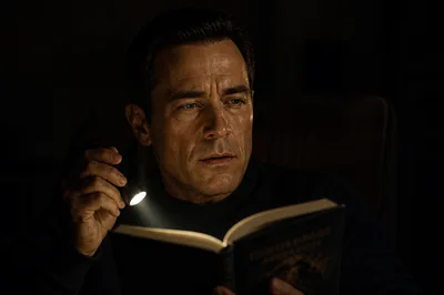 Guy Montag, a protagonist character of dystopian sci-fi story Fahrenheit 451 by Ray Bradbury