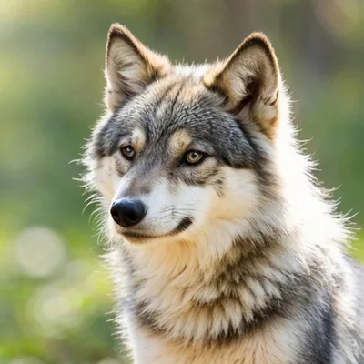 cute wolf cub