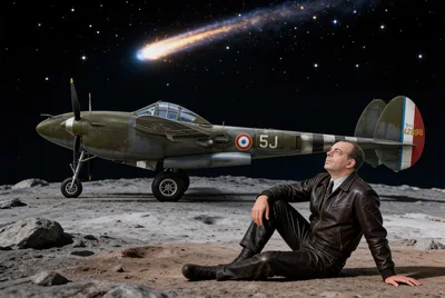 Antoine de Saint-Exupéry landed on his asteroid